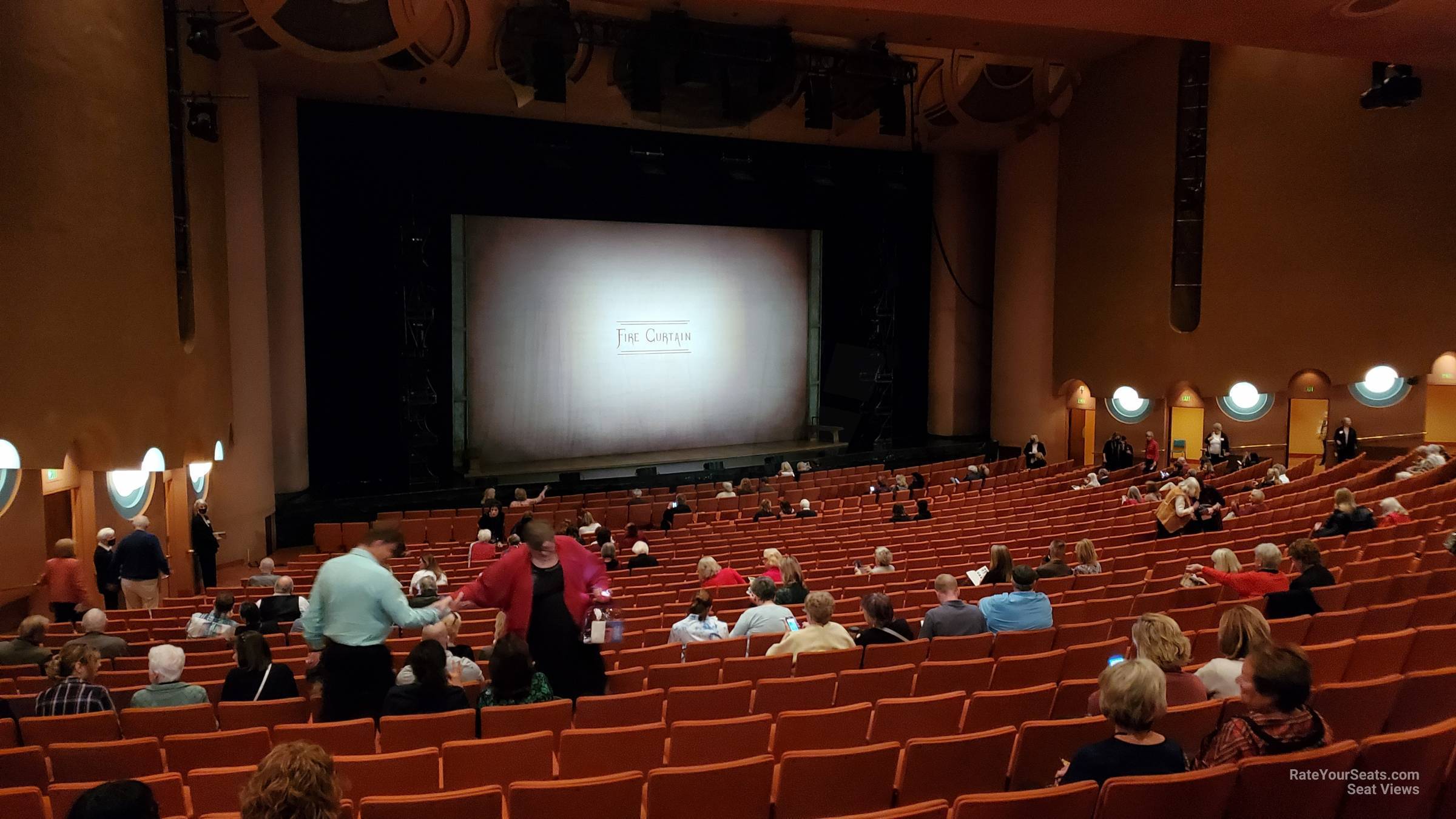 orchestra b1, row 24 seat view  - asu gammage