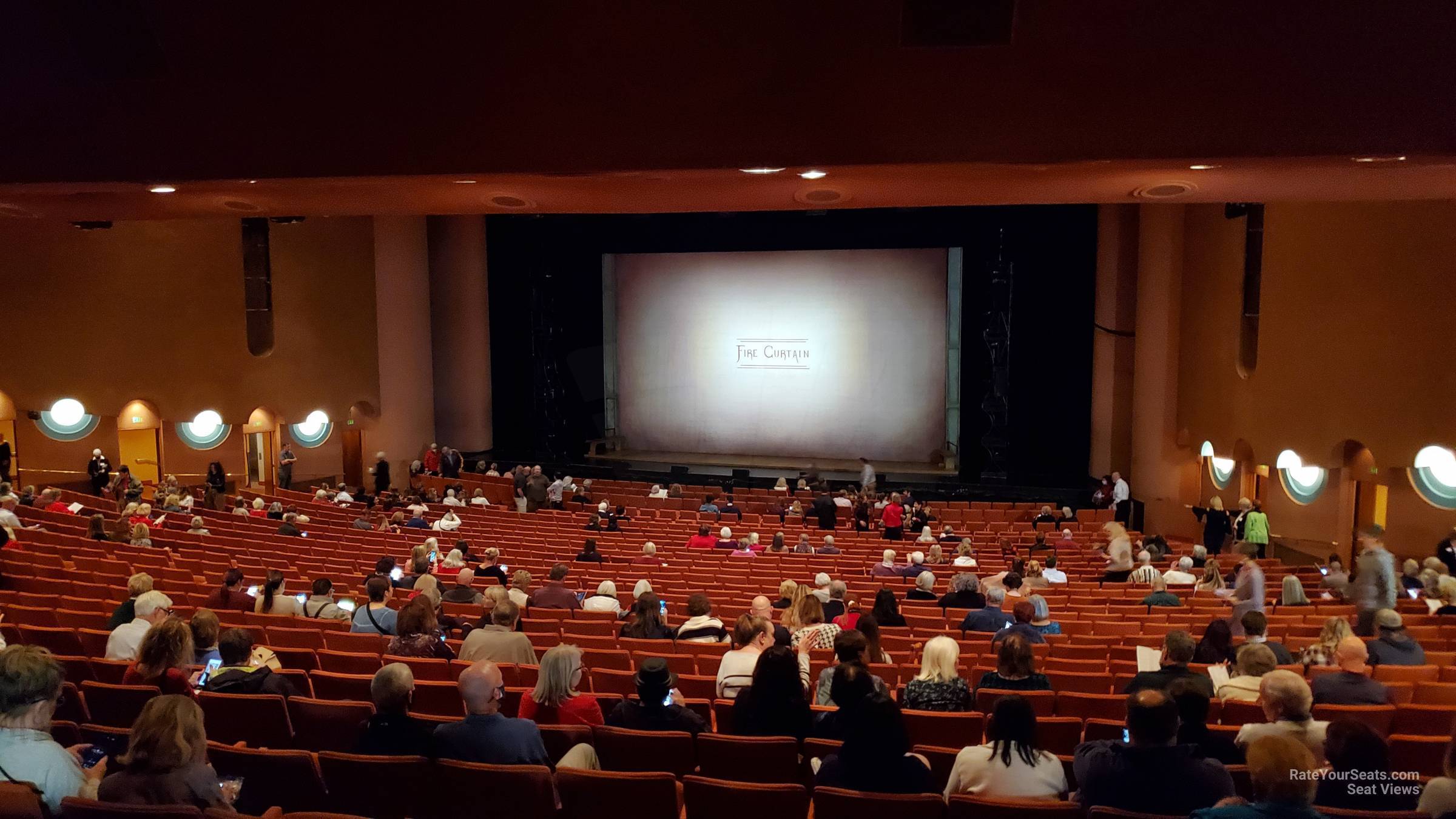 orchestra c, row 27 seat view  - asu gammage