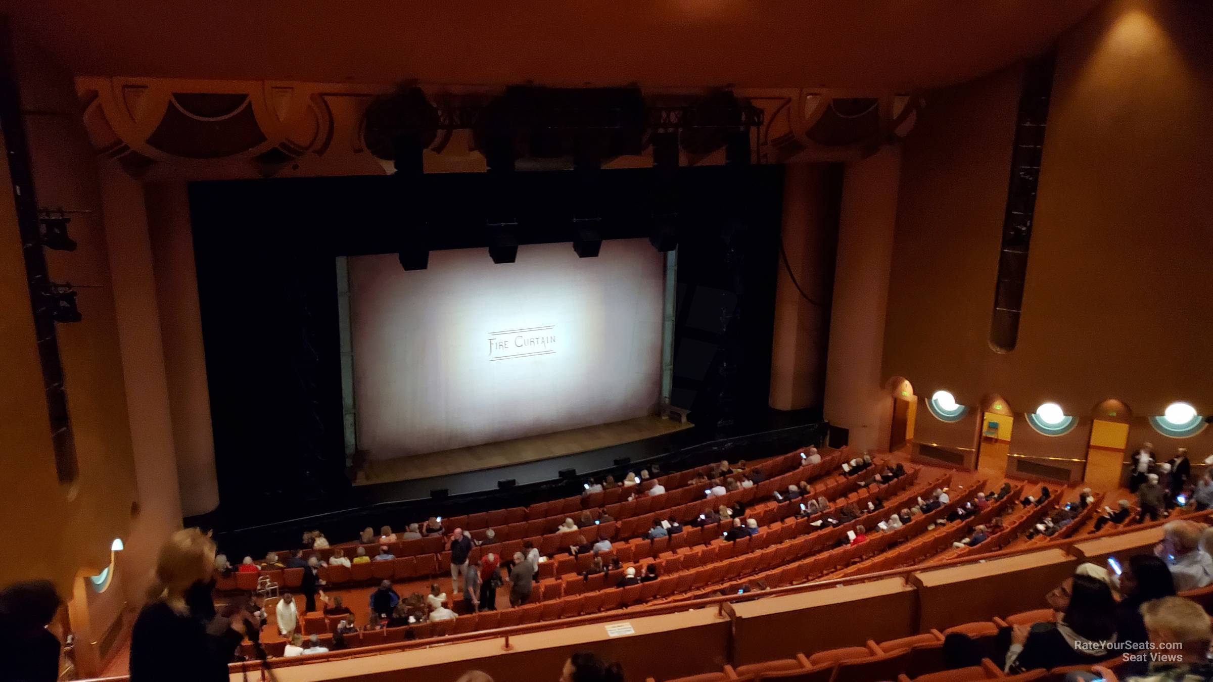 tier b1, row 7 seat view  - asu gammage