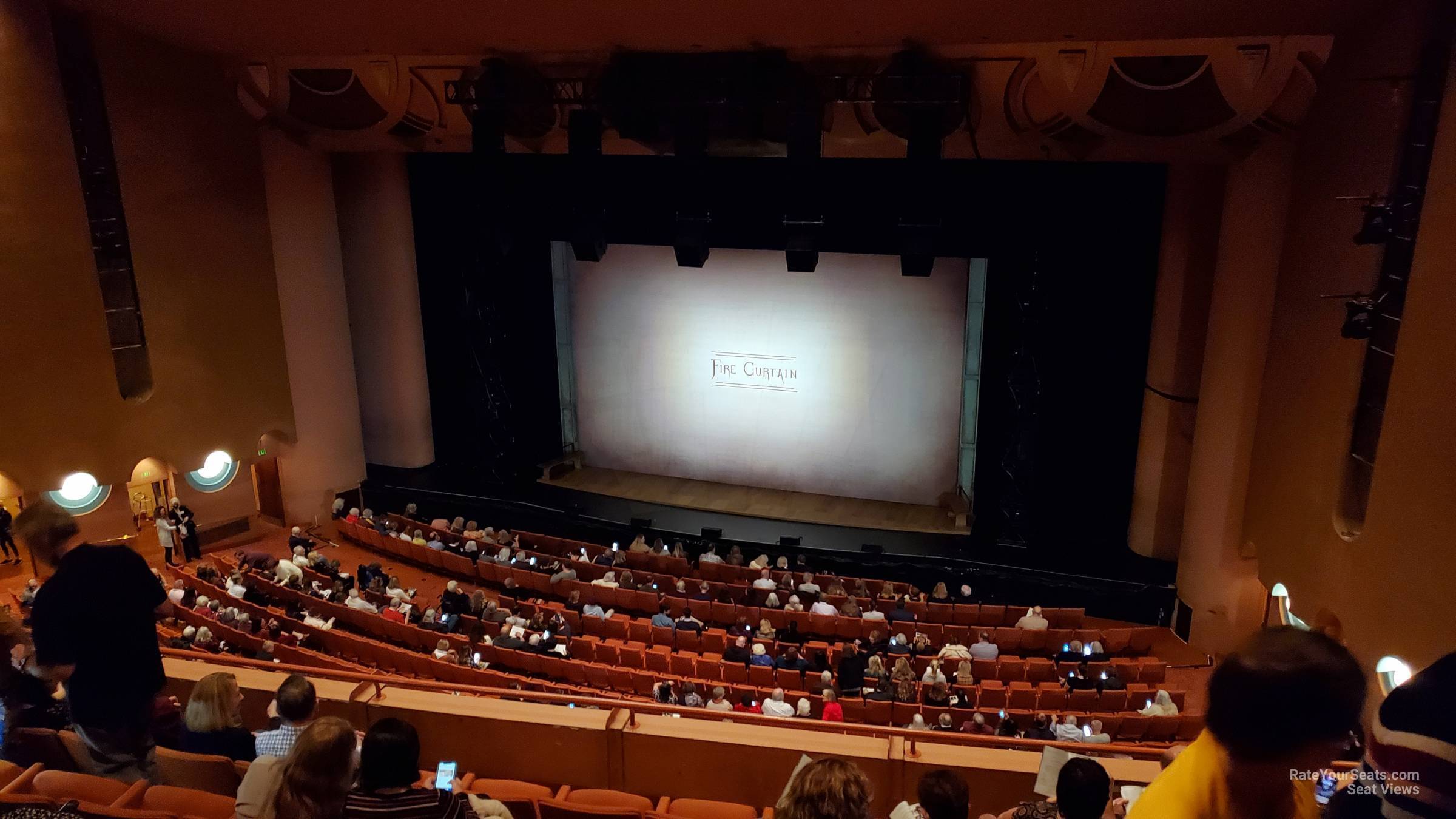 tier b2, row 7 seat view  - asu gammage