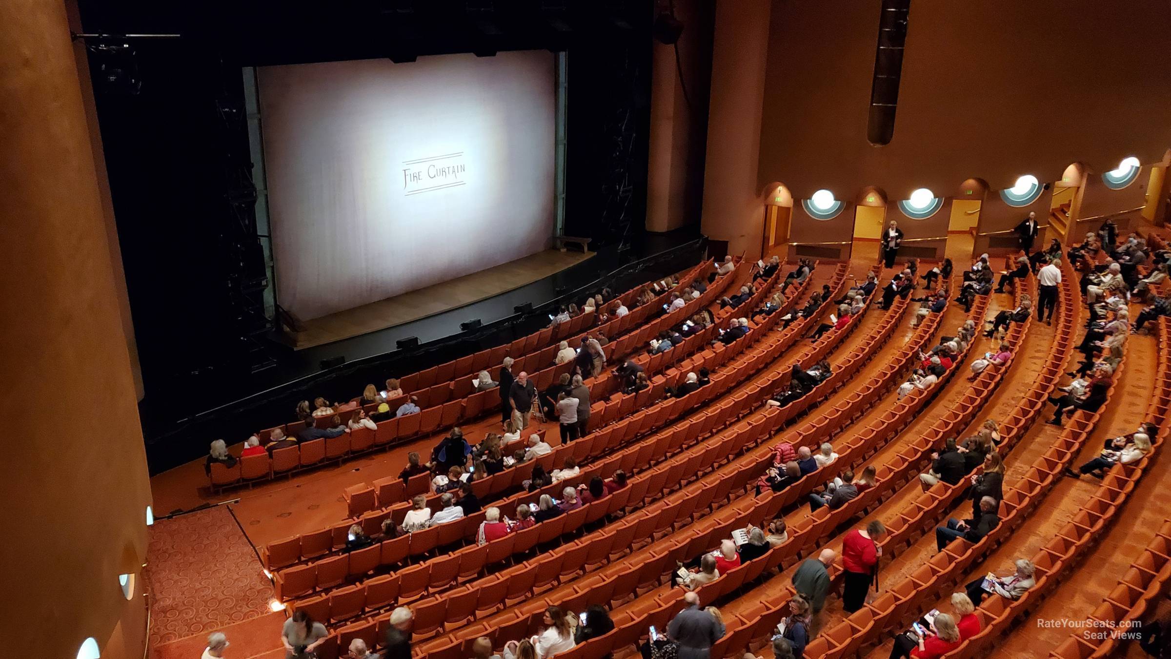 tier c1, row 1 seat view  - asu gammage