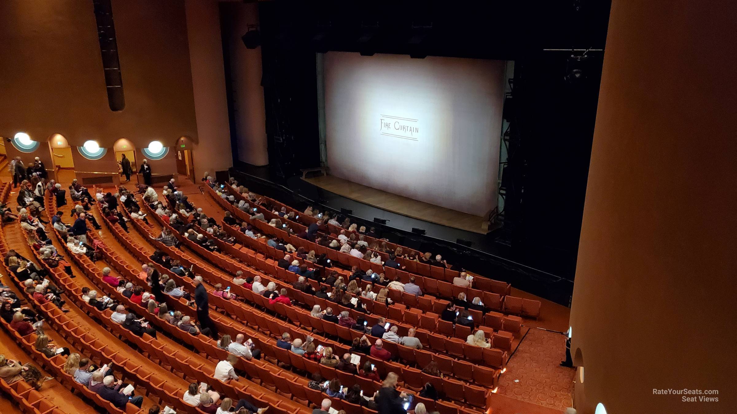 tier c2, row 1 seat view  - asu gammage