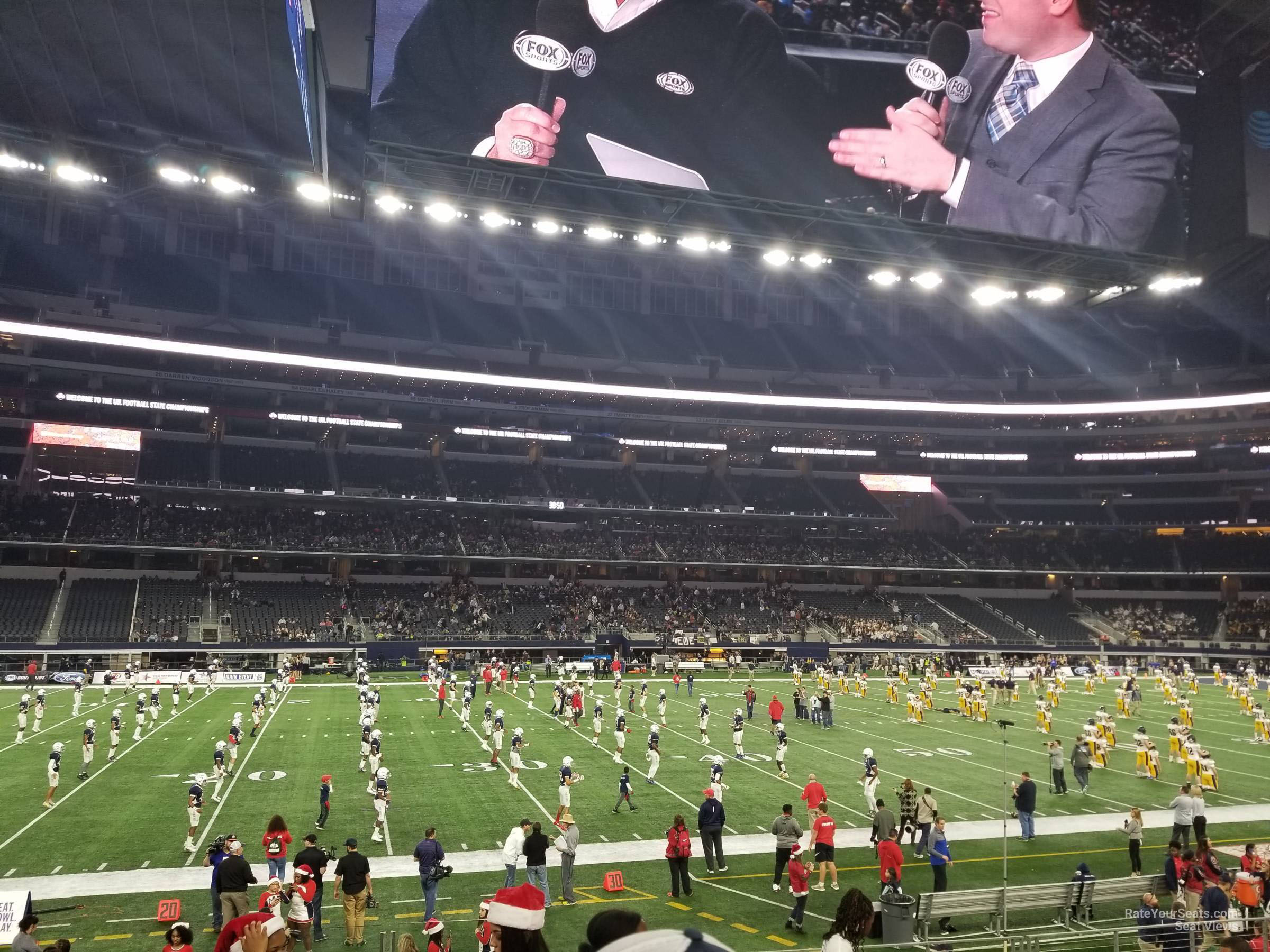 section c113, row 12 seat view  for football - at&t stadium (cowboys stadium)