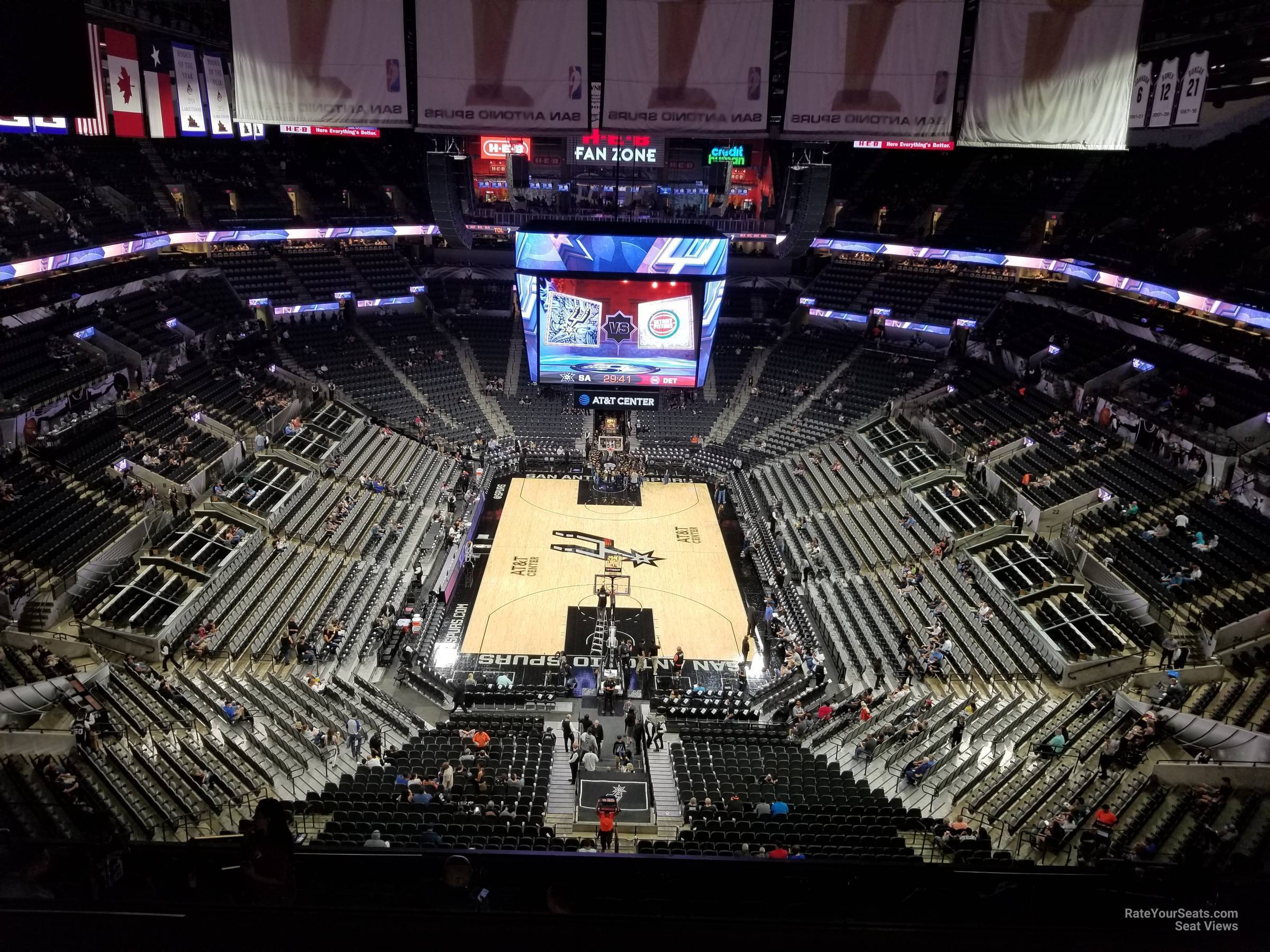 AT&T Center Section 200 San Antonio Spurs