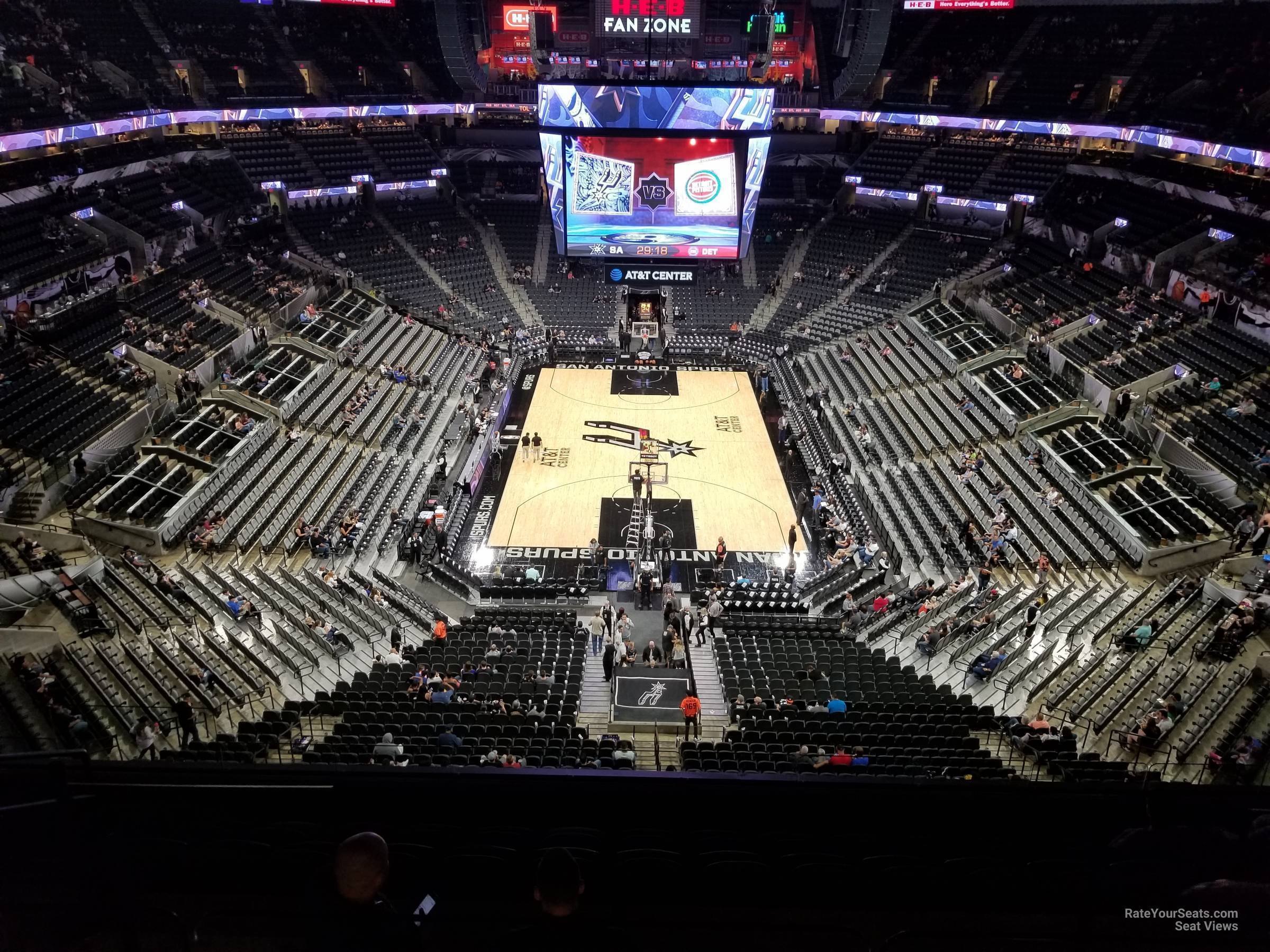 AT&T Center Section 200 San Antonio Spurs