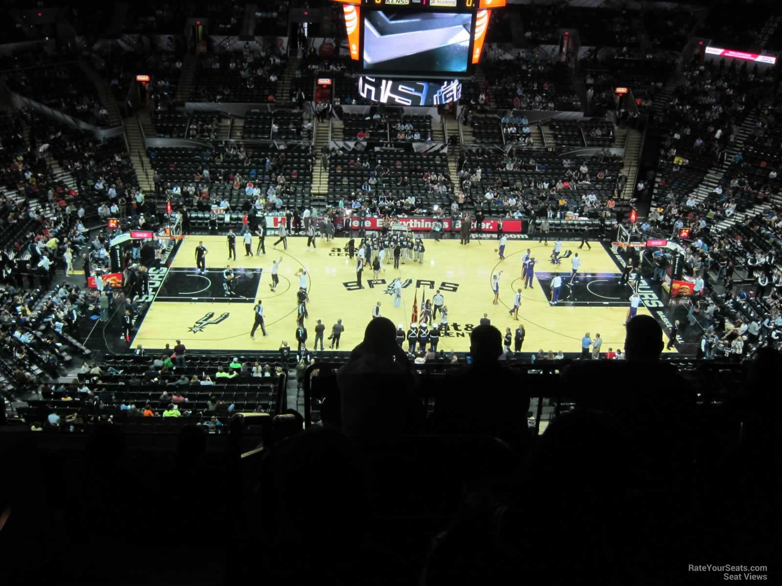 section 224, row 7 seat view  for basketball - at&t center