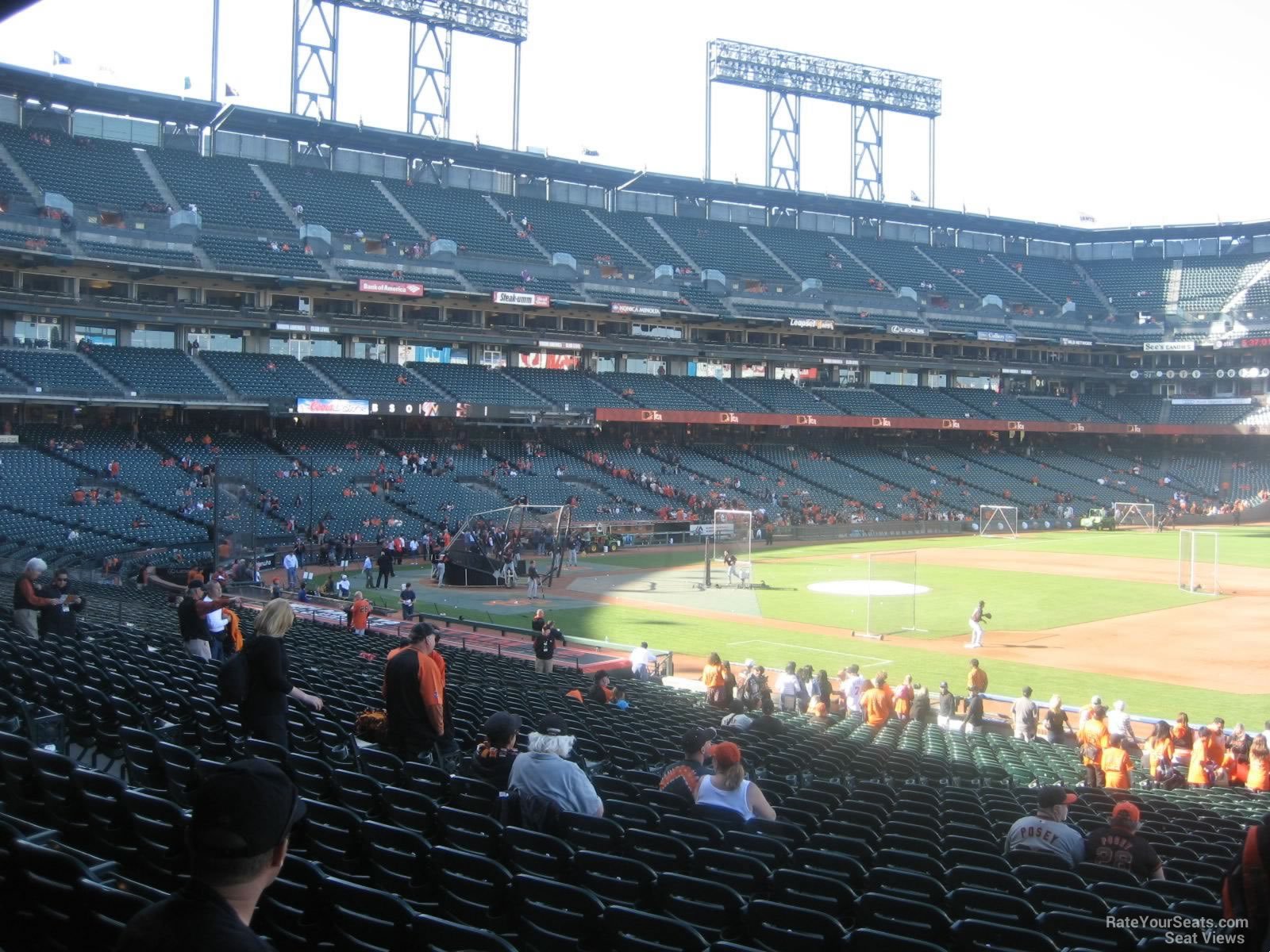 Section 105 at Oracle Park 