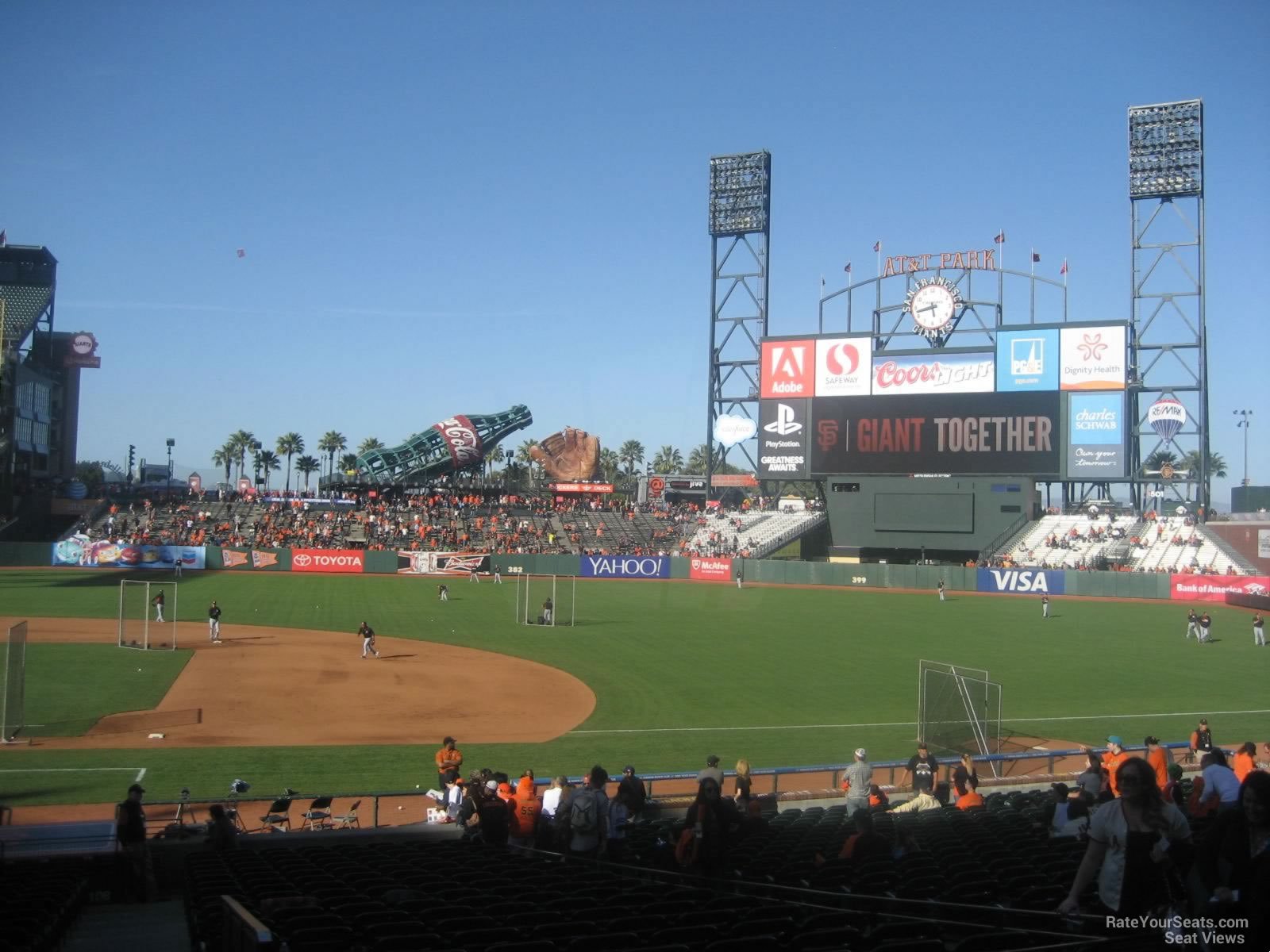 Section 107 at Oracle Park