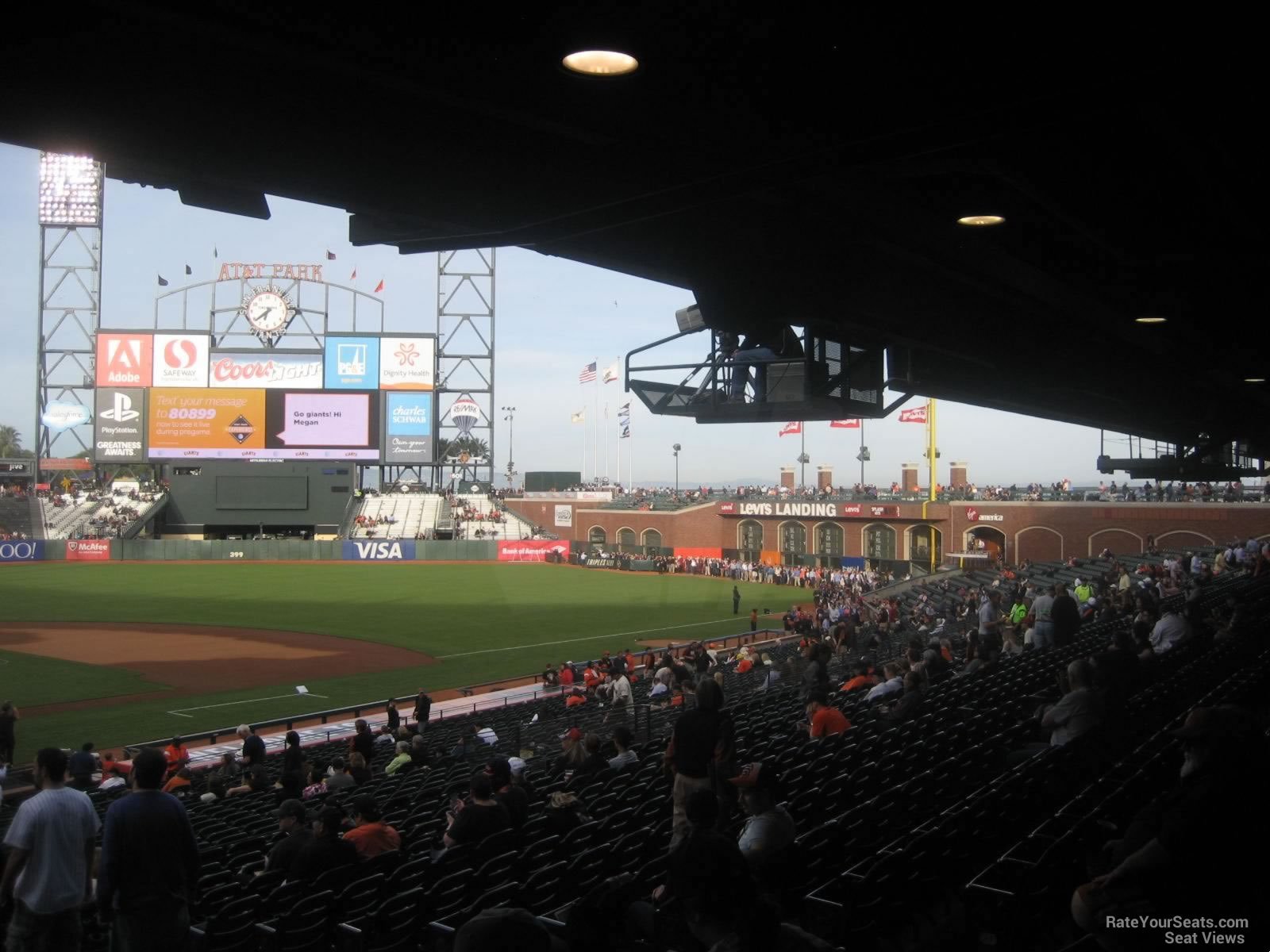 Good shade starts in Row 36 in Section 112