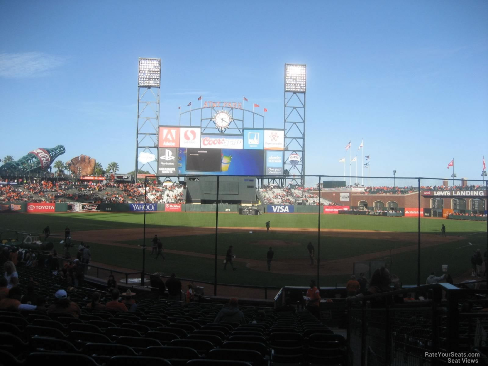 Section 117 at Oracle Park San Francisco Giants