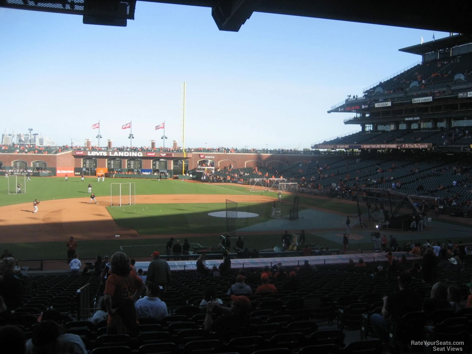Section 124 at Oracle Park San Francisco Giants
