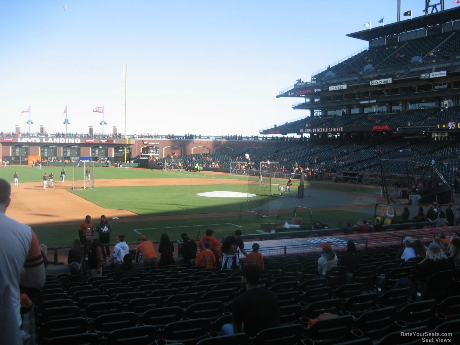 Section 124 at Oracle Park 