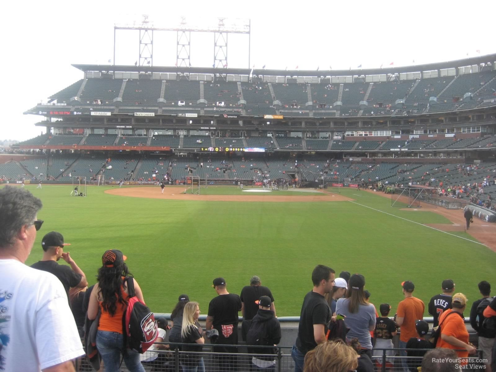 section 137, row 10 seat view  for baseball - oracle park