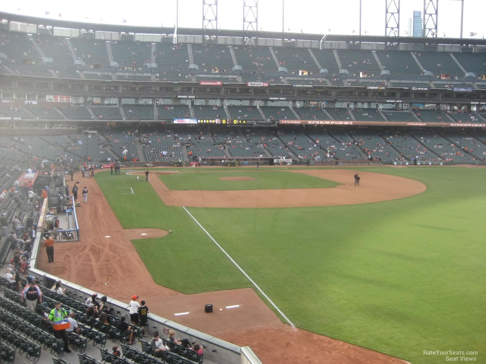 section 150 seat view  for baseball - oracle park