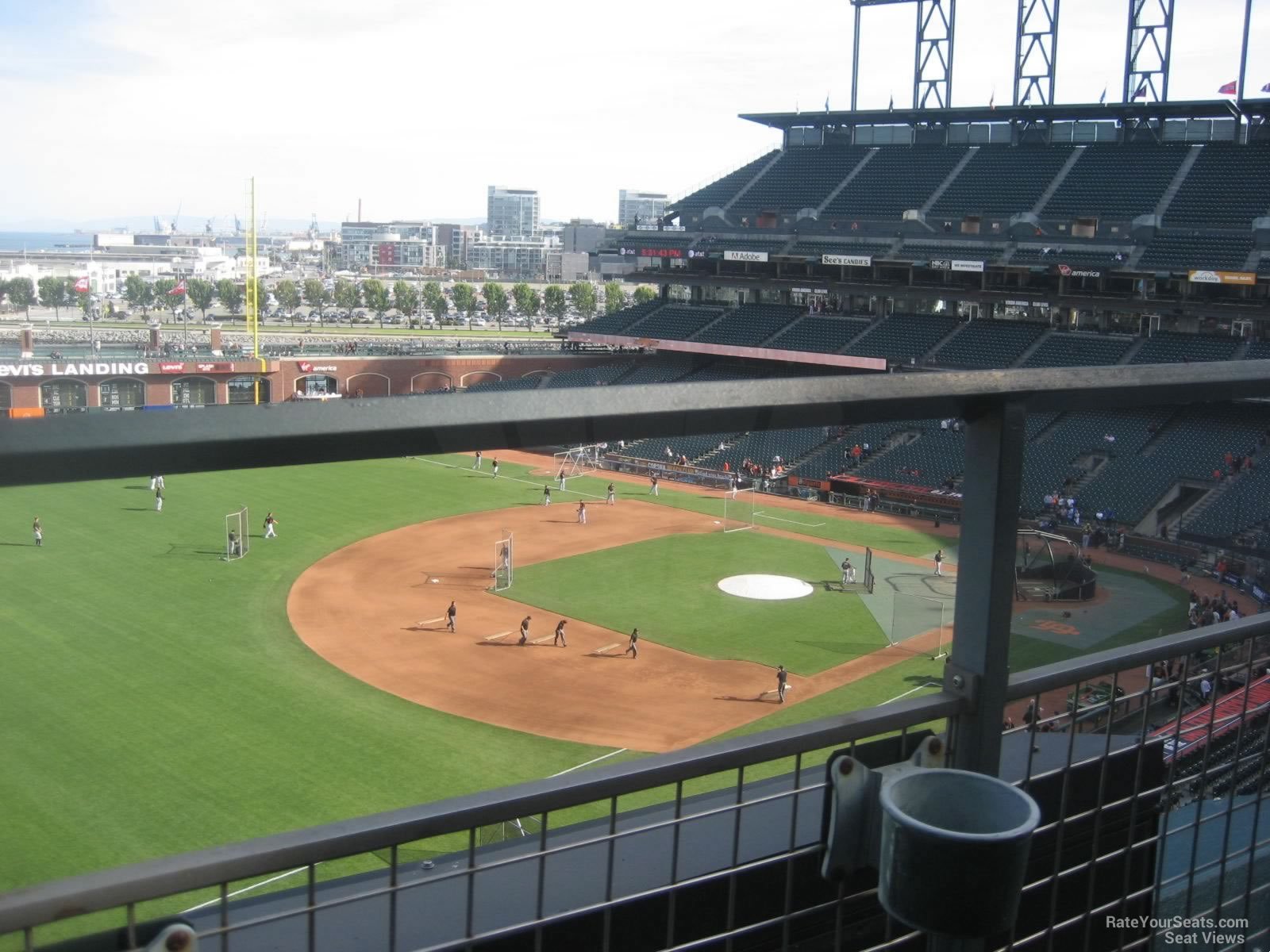 Row A seat view
