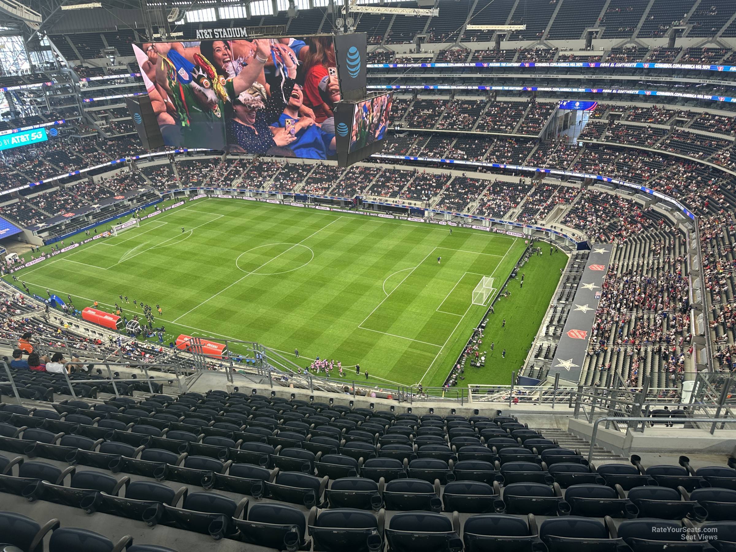 Seat View for AT&T Stadium Section 437, Row 19