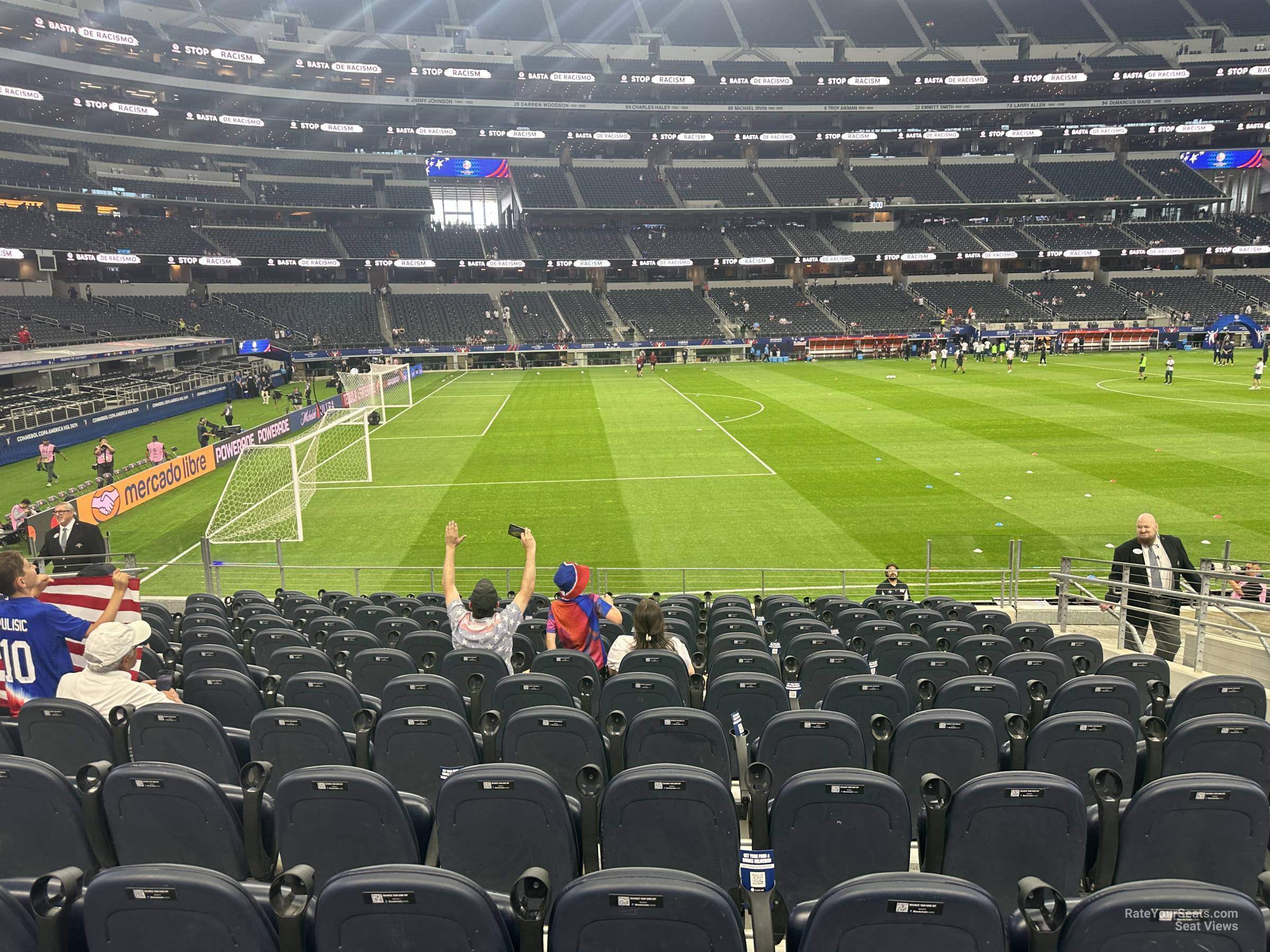 section c114, row 12 seat view  for soccer - at&t stadium (cowboys stadium)