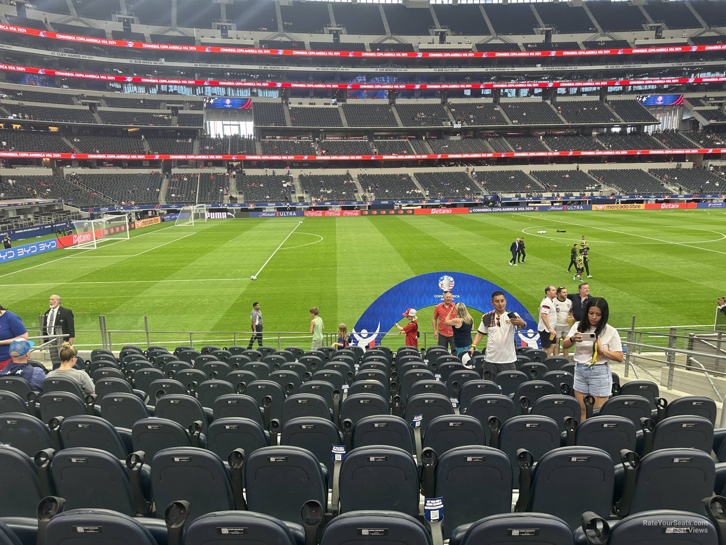 section c138, row 14 seat view  for soccer - at&t stadium (cowboys stadium)