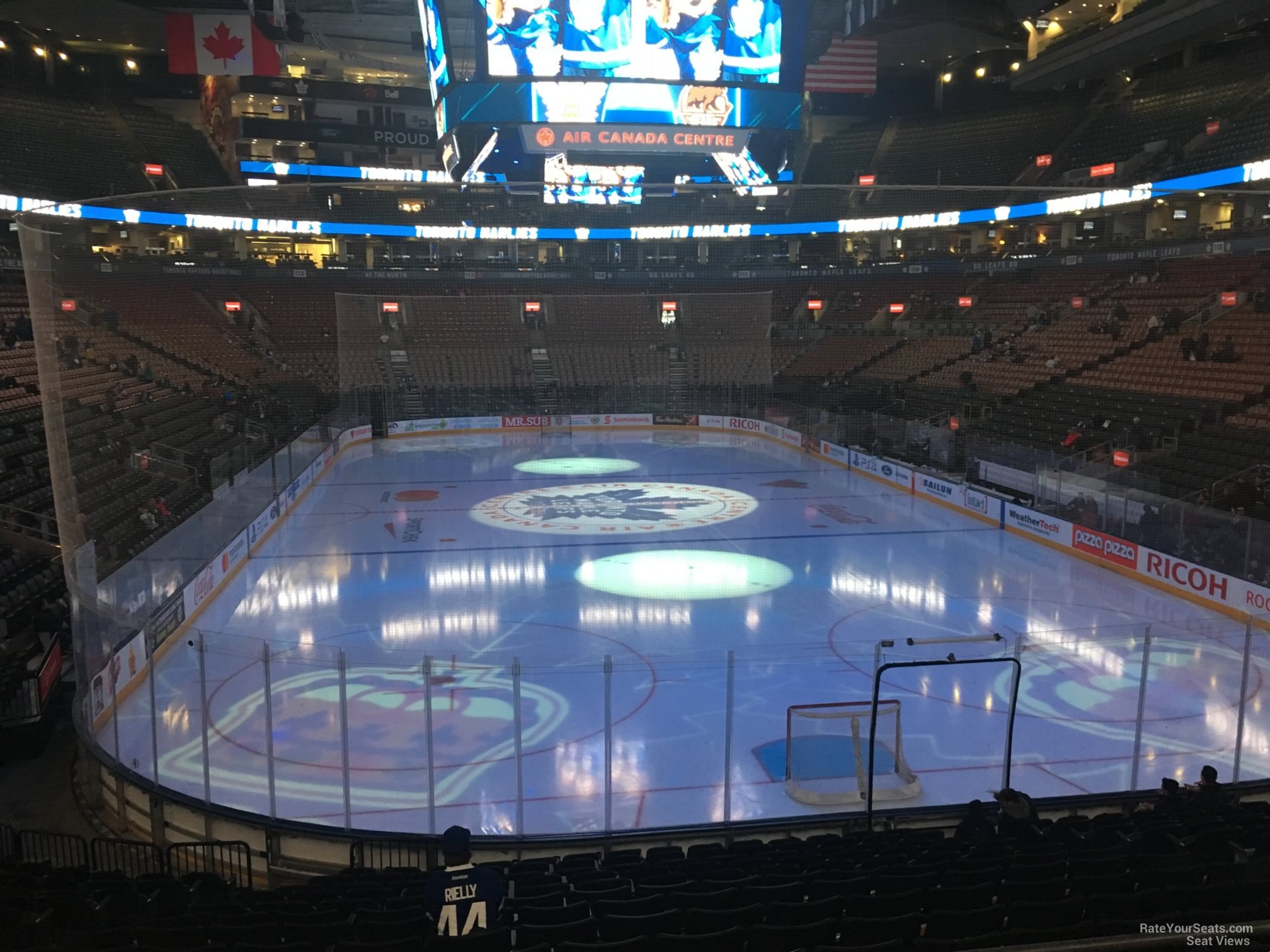 section 103, row 20 seat view  for hockey - scotiabank arena