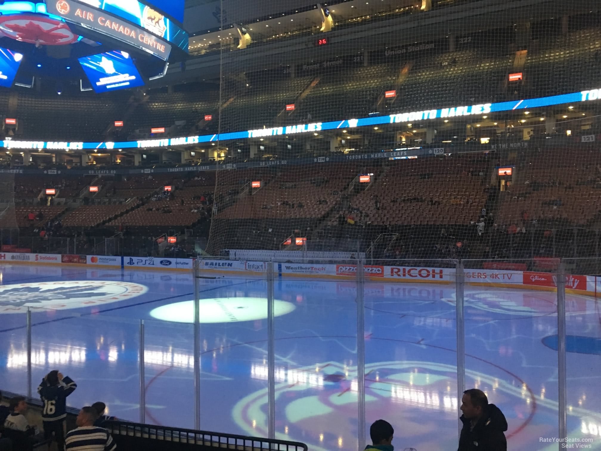 section 105, row 8 seat view  for hockey - scotiabank arena