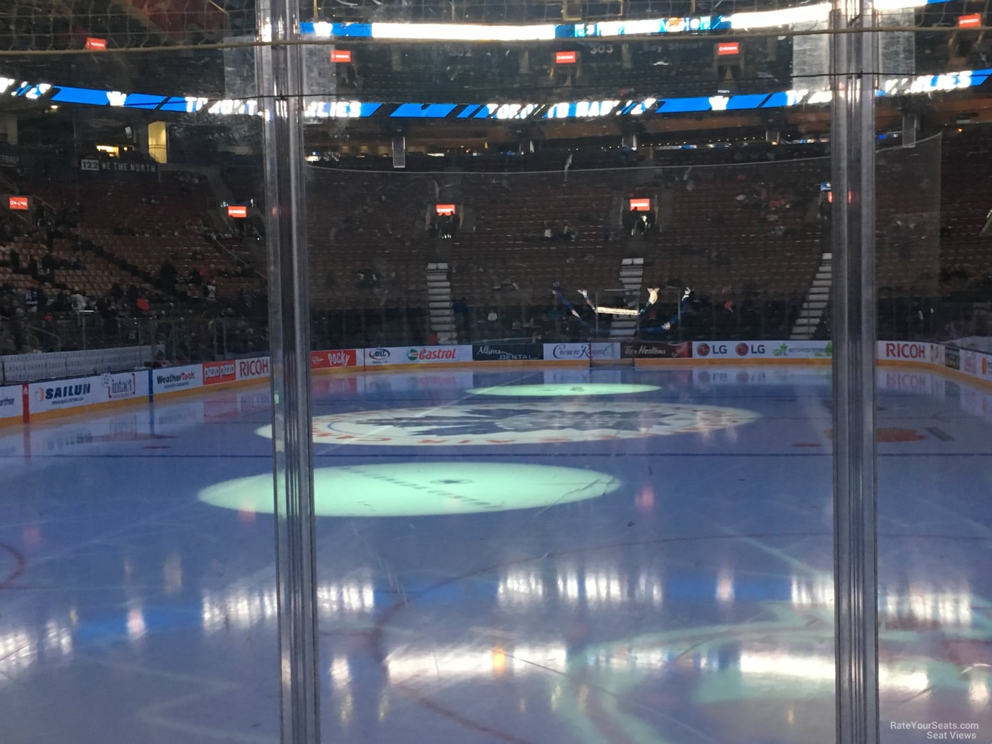 section 113, row 8 seat view  for hockey - scotiabank arena