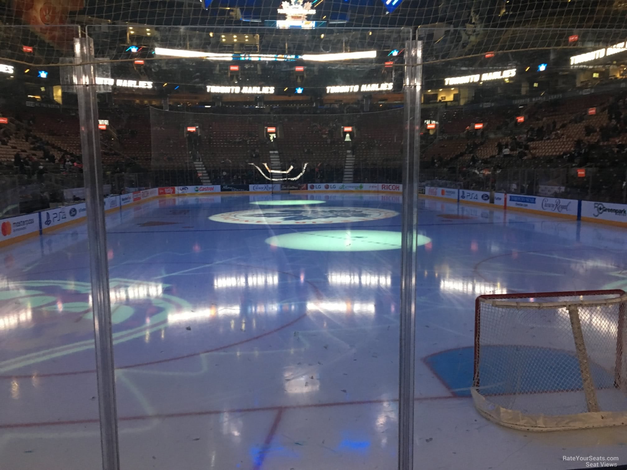 section 114, row 8 seat view  for hockey - scotiabank arena