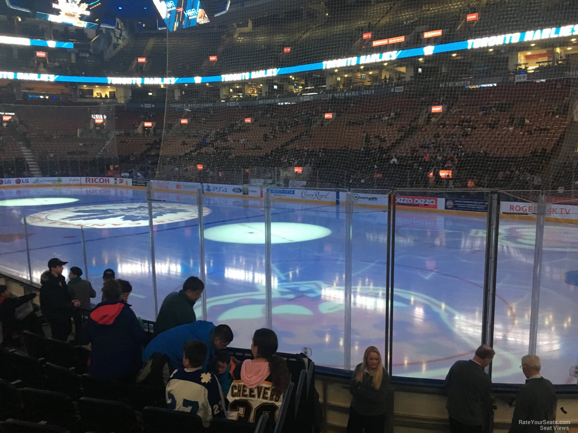 section 116, row 8 seat view  for hockey - scotiabank arena