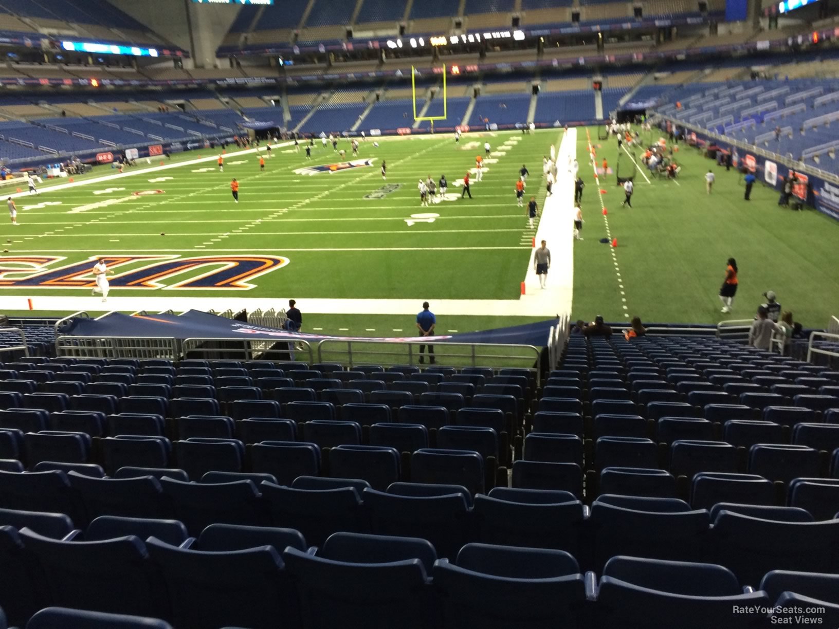 Section 121 at Alamodome