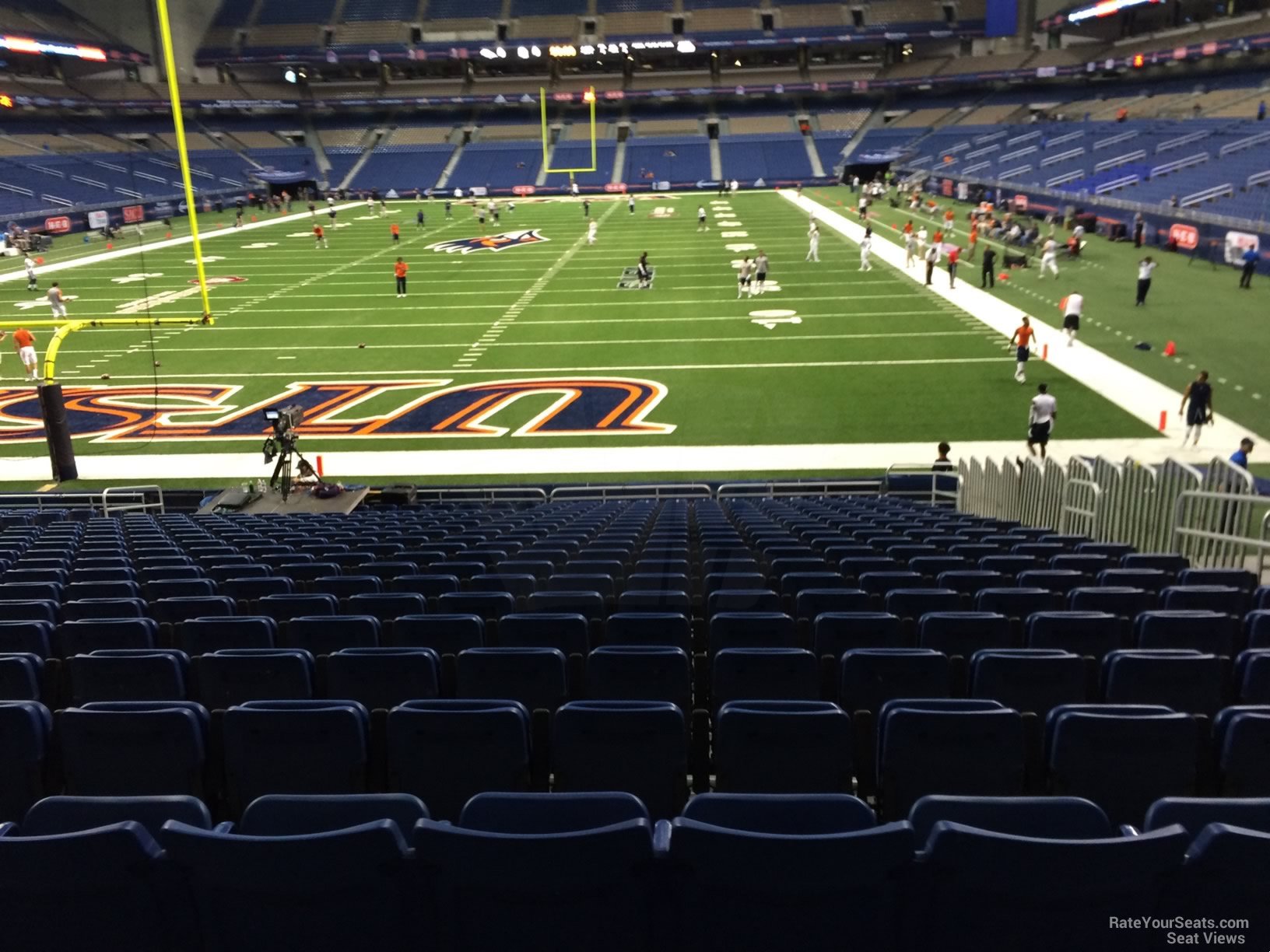 section 122, row 18 seat view  for football - alamodome