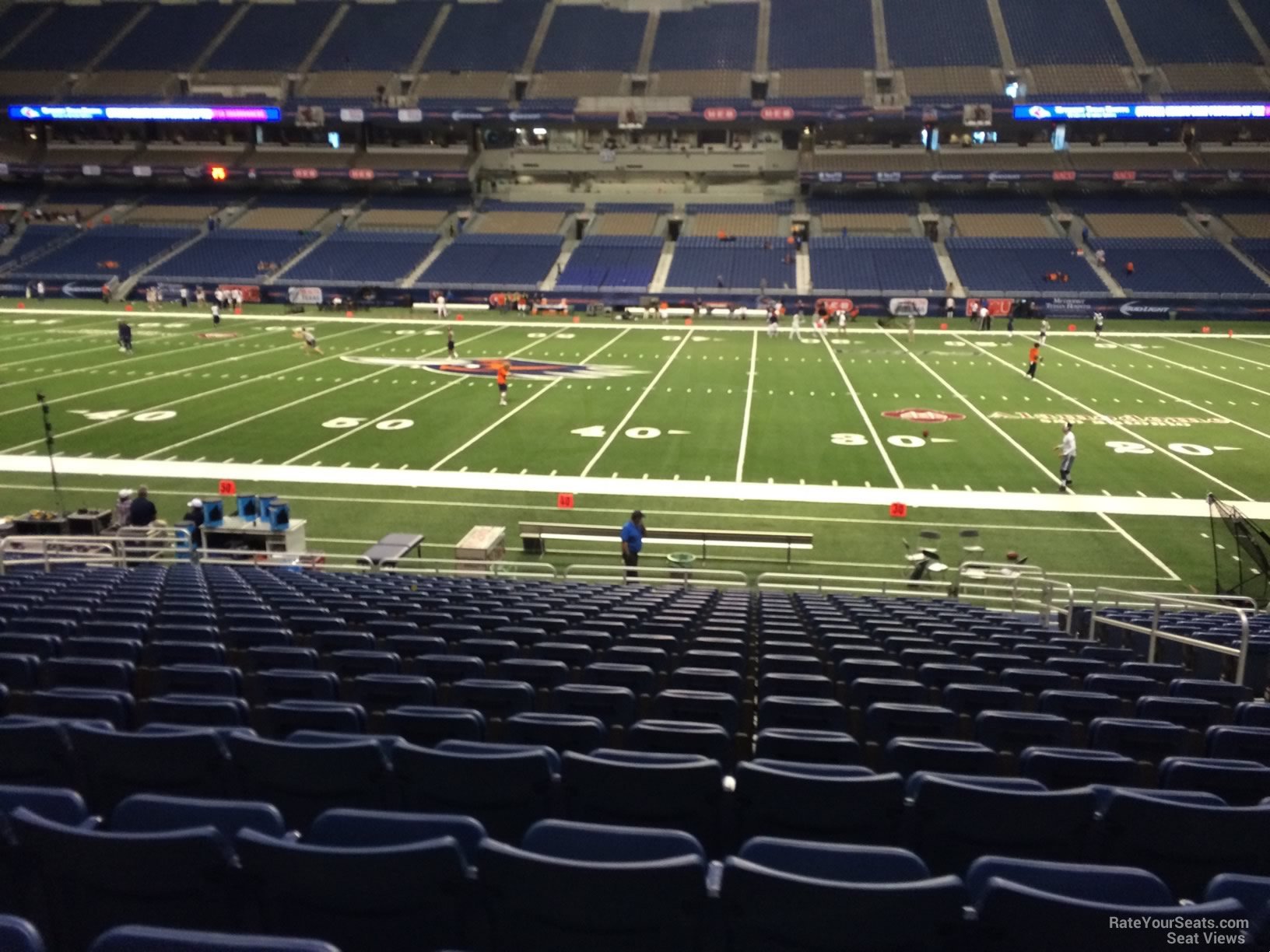 section 133, row 18 seat view  for football - alamodome