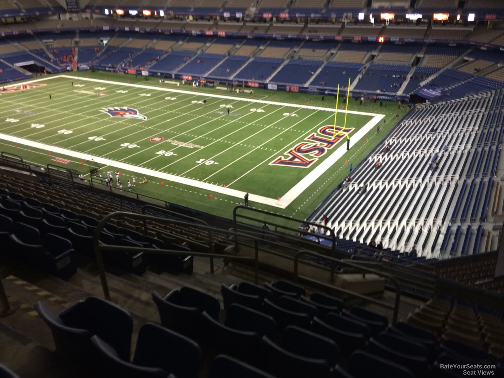 section 306, row 15 seat view  for football - alamodome