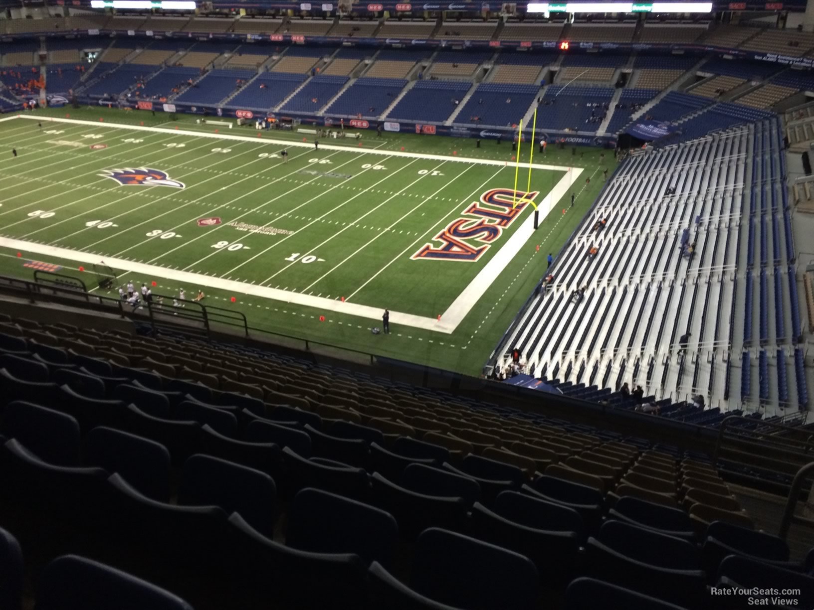 section 307, row 15 seat view  for football - alamodome