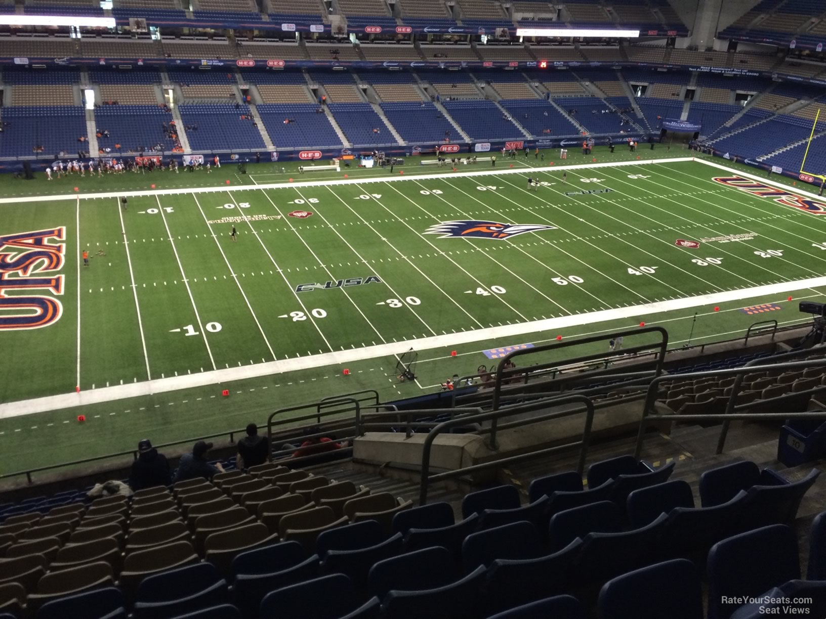 section 316, row 15 seat view  for football - alamodome