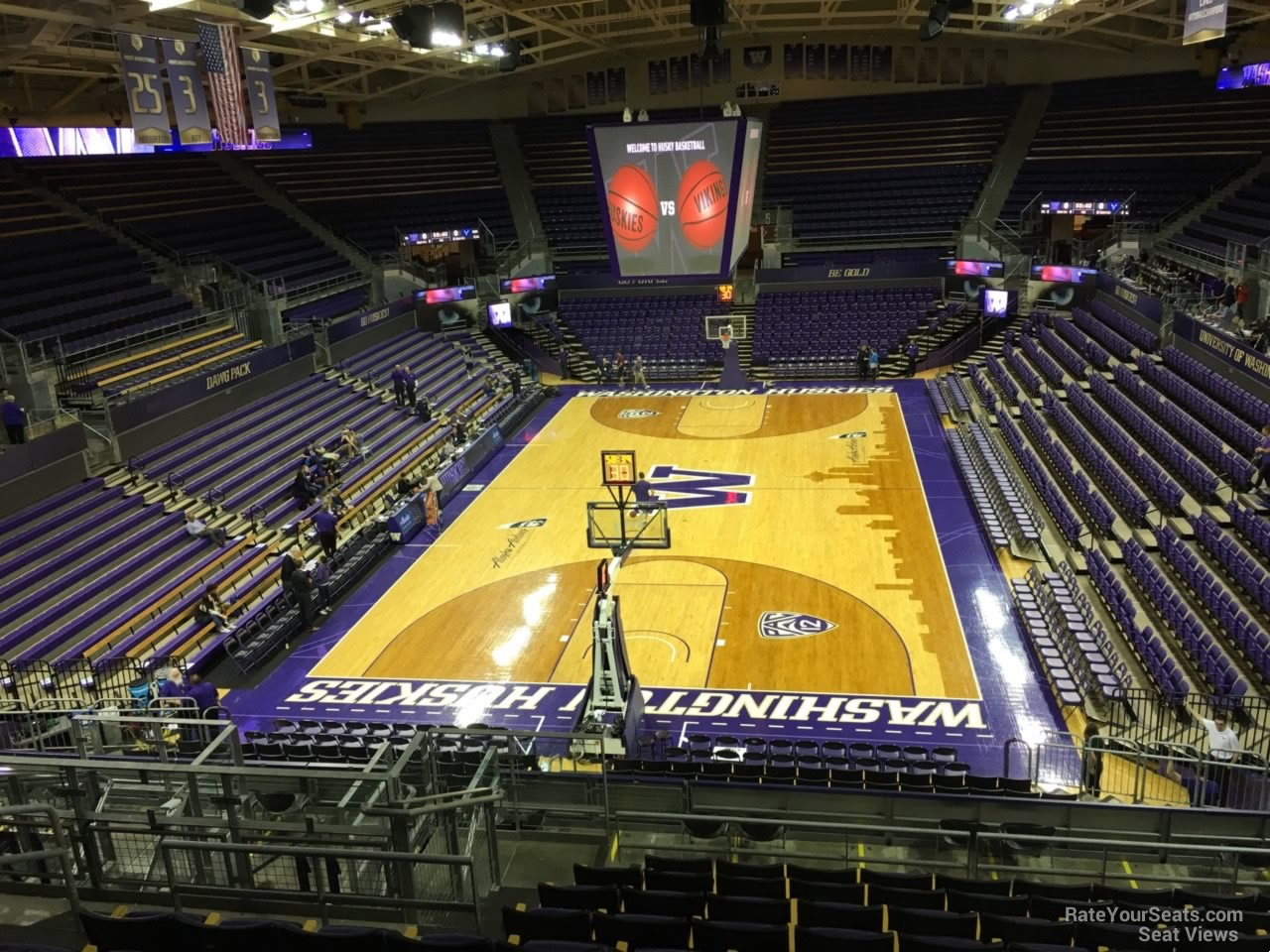 section 11, row 24 seat view  - alaska airlines arena