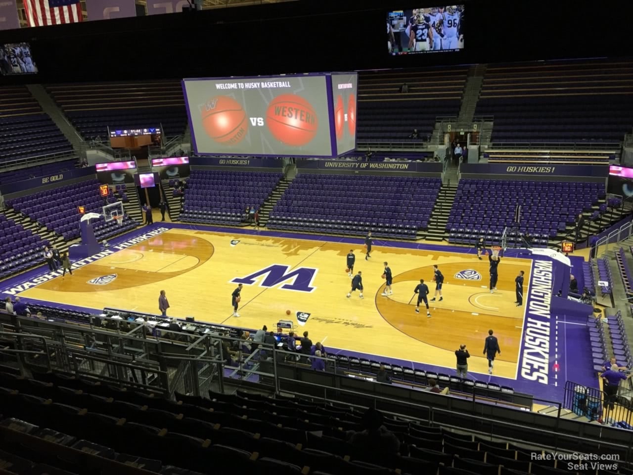 section 14, row 24 seat view  - alaska airlines arena