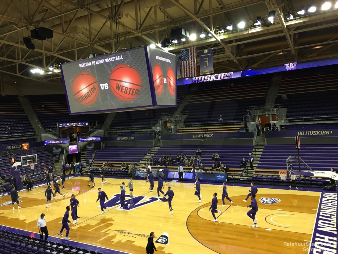 University Of Washington Alaska Airlines Arena Seating Chart Elcho Table