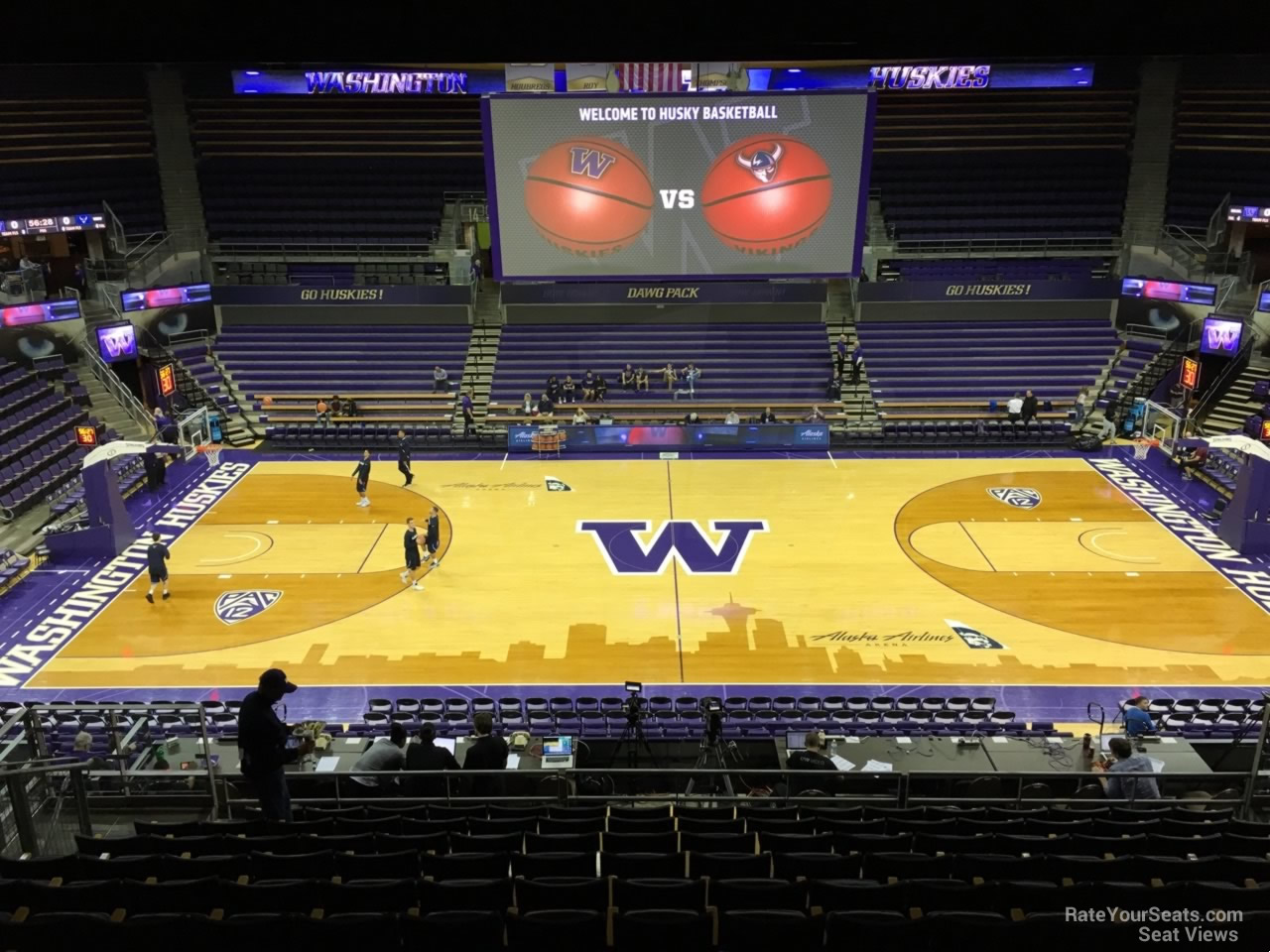 alaska airlines arena section 8 rateyourseats com alaska airlines stadium seating chart