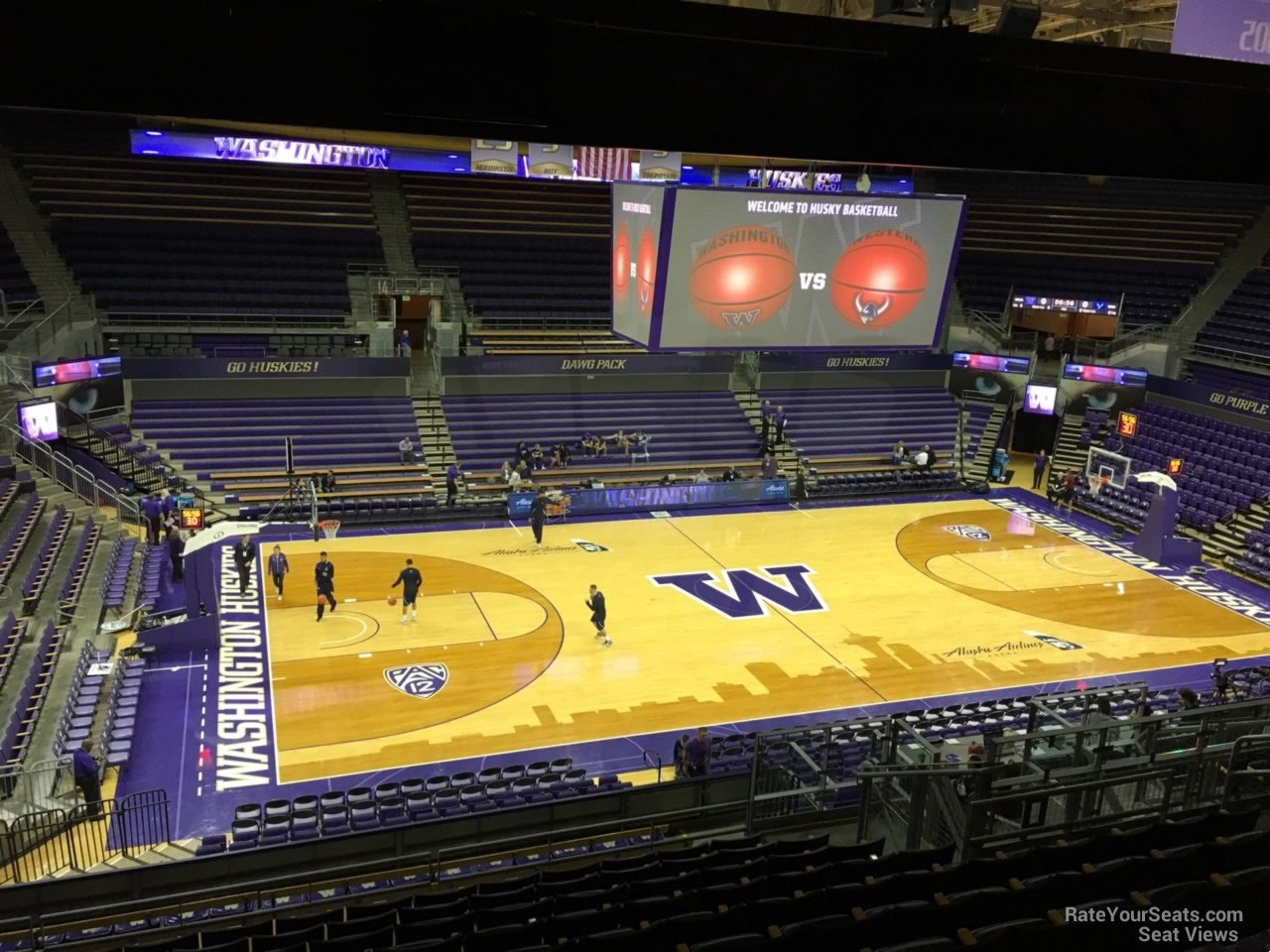alaska airlines arena section 9 rateyourseats com alaska airlines stadium seating chart