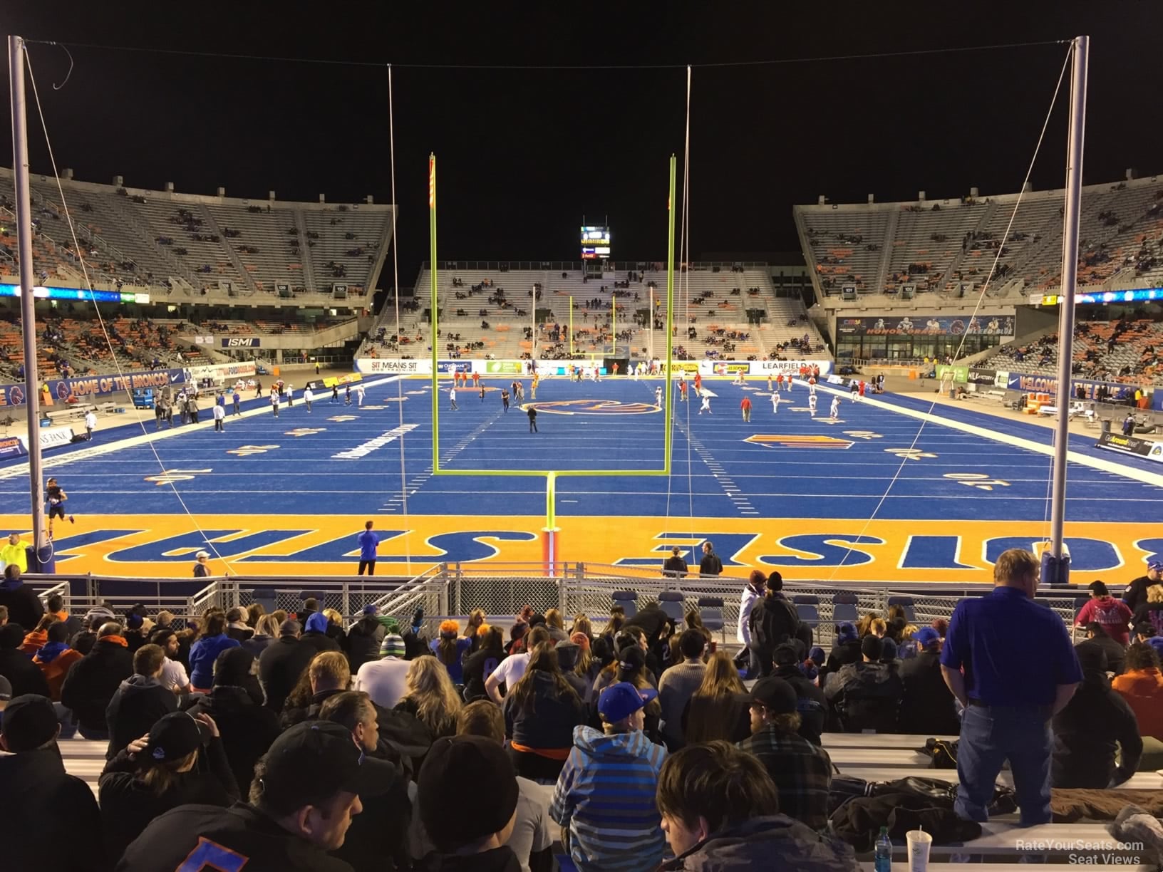 north end zone seat view - bronco stadium (albertsons stadium)
