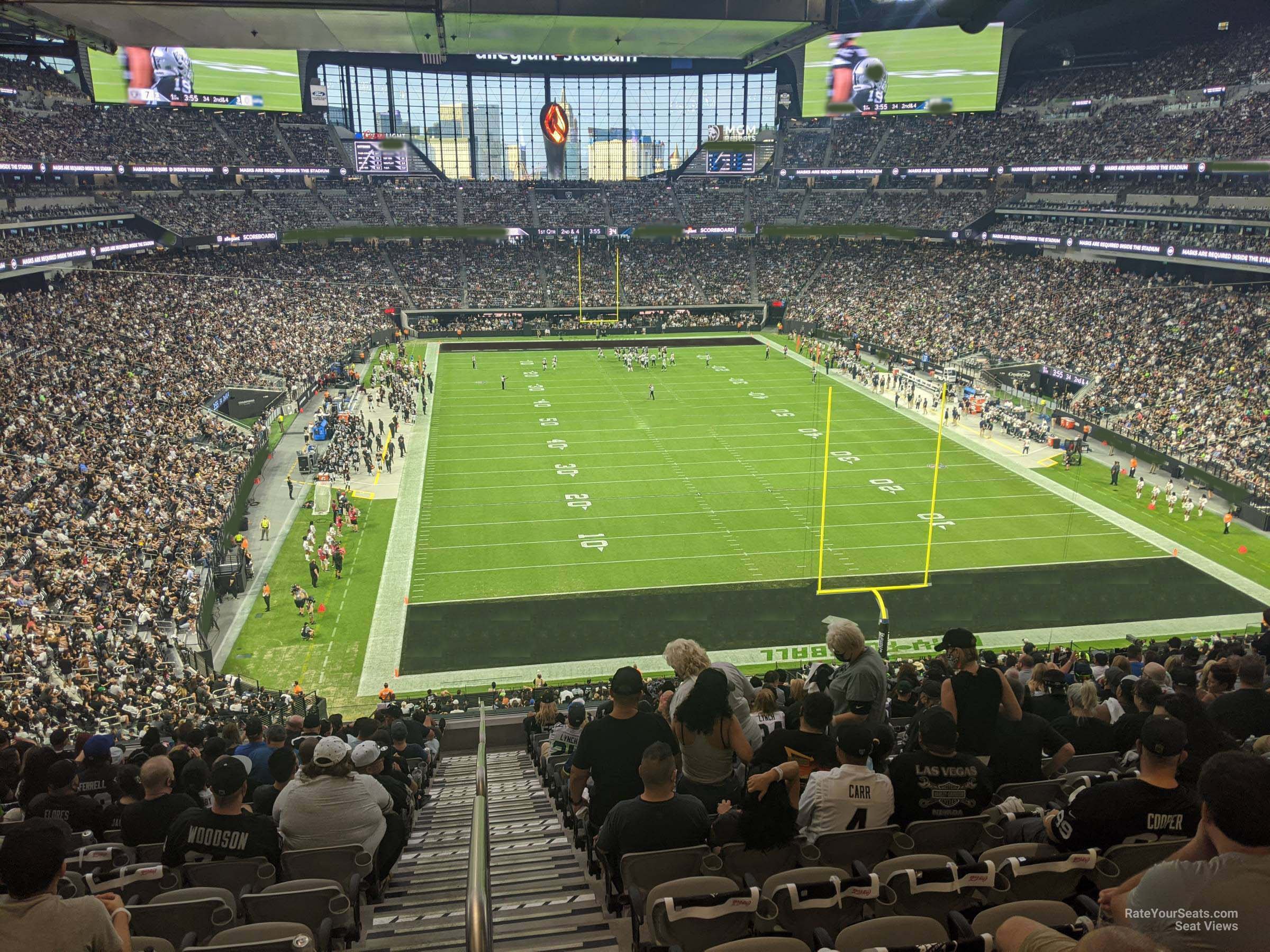 section 226 seat view  - allegiant stadium