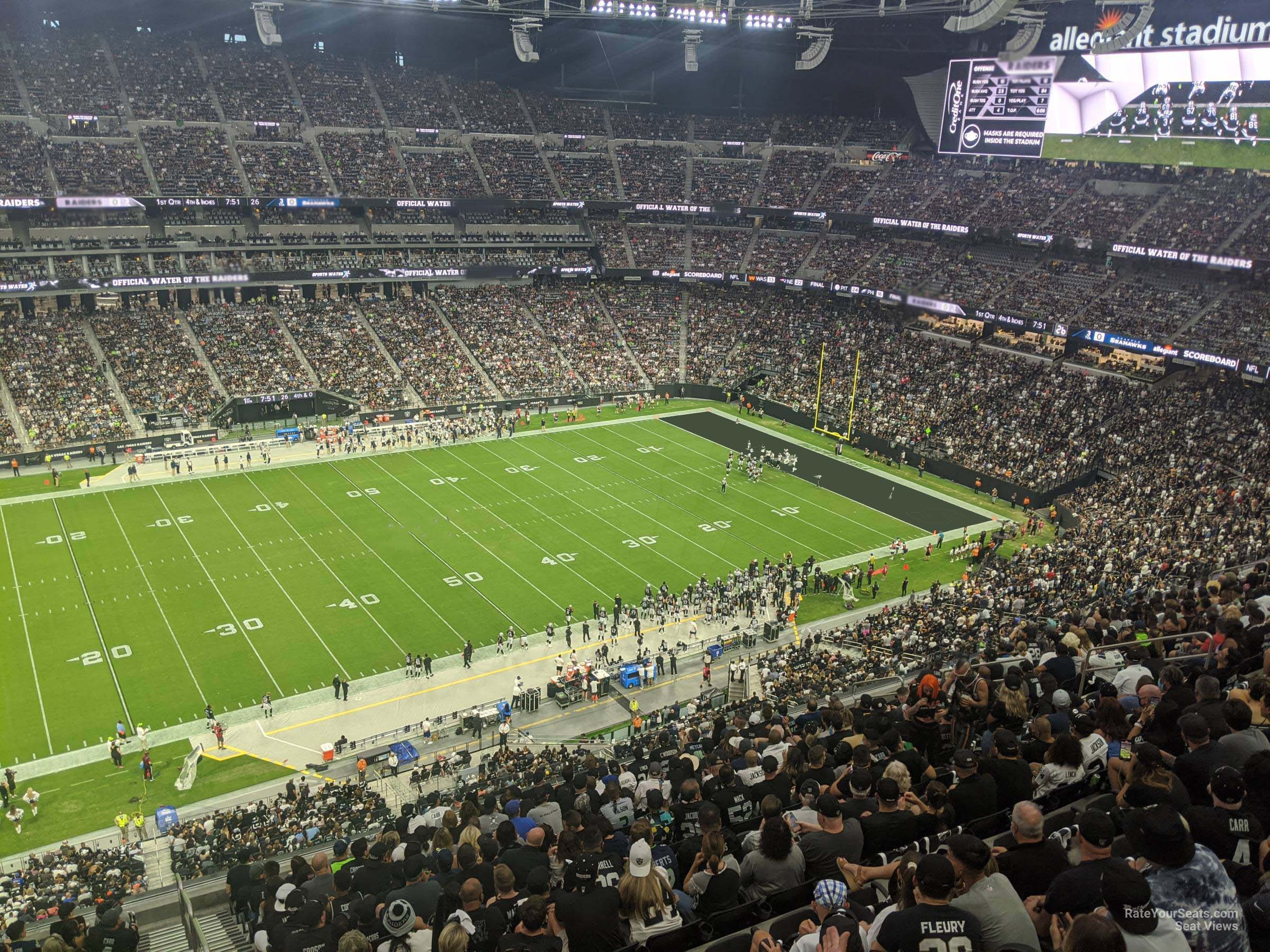 section 441 seat view  - allegiant stadium