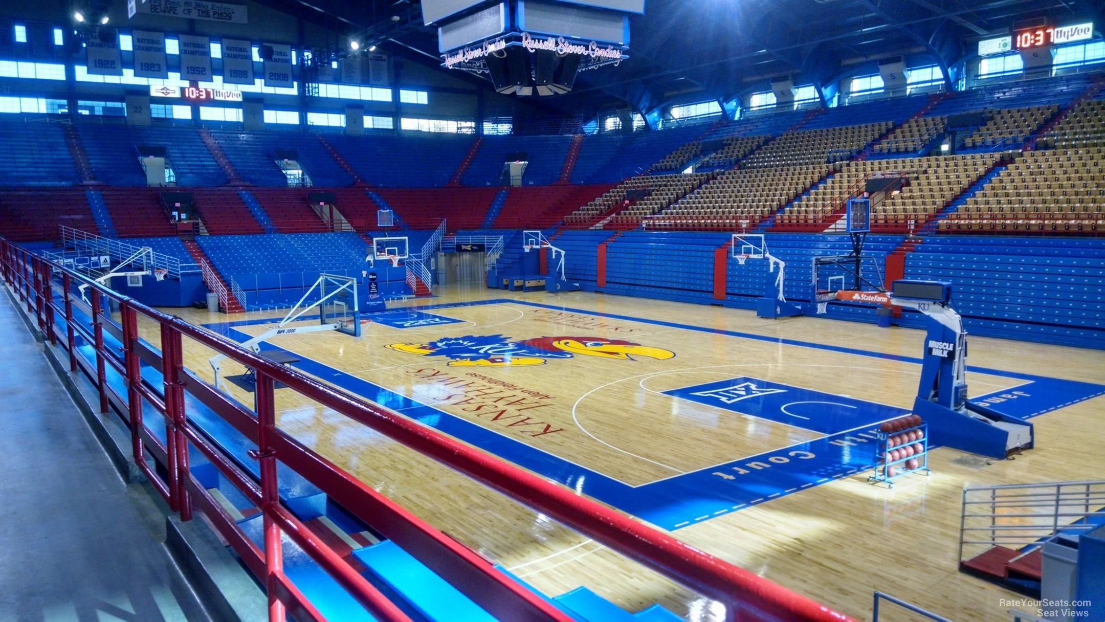 Allen Fieldhouse Seating Chart With Rows And Seat Numbers