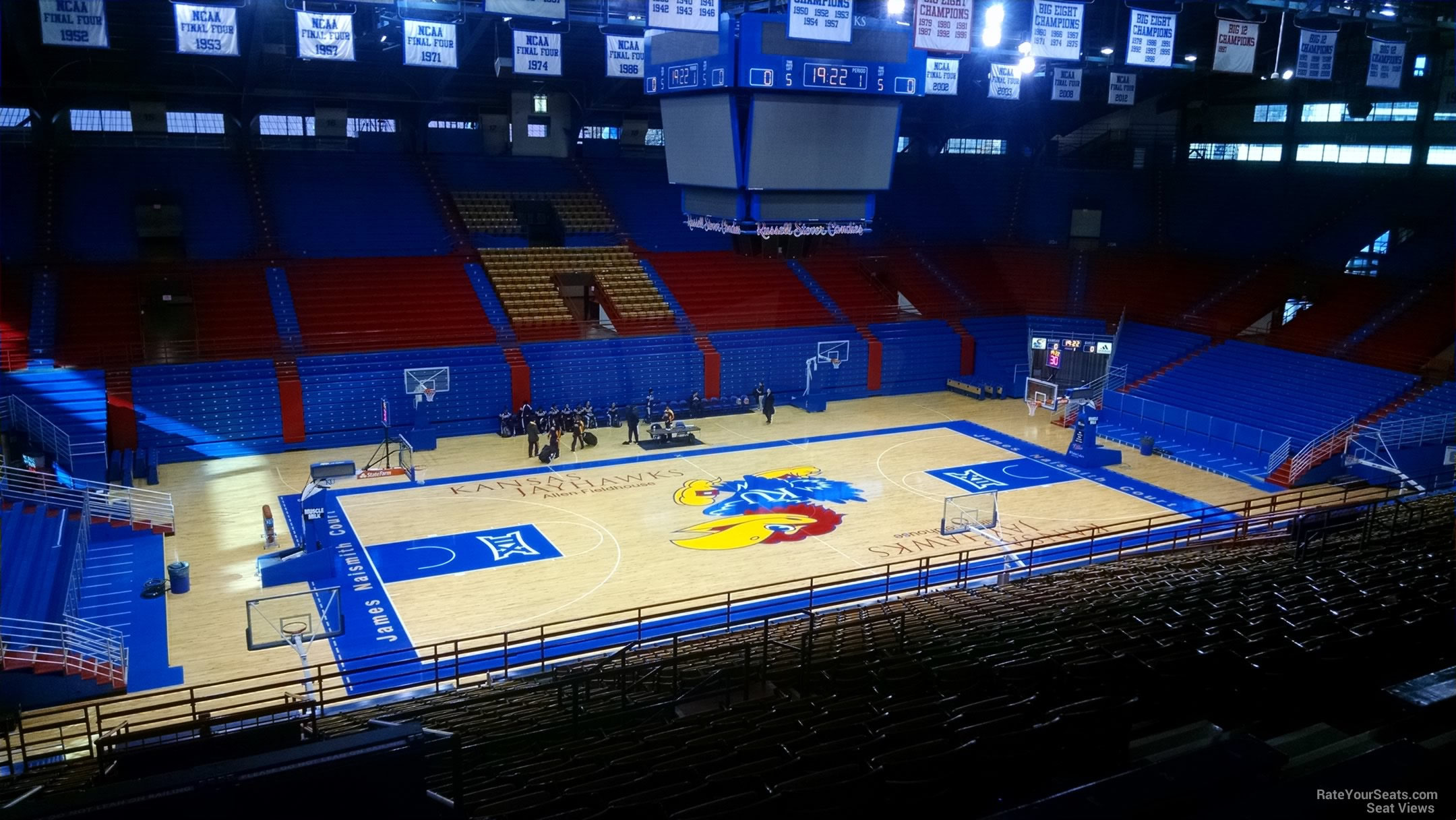 Allen Fieldhouse Seating Views
