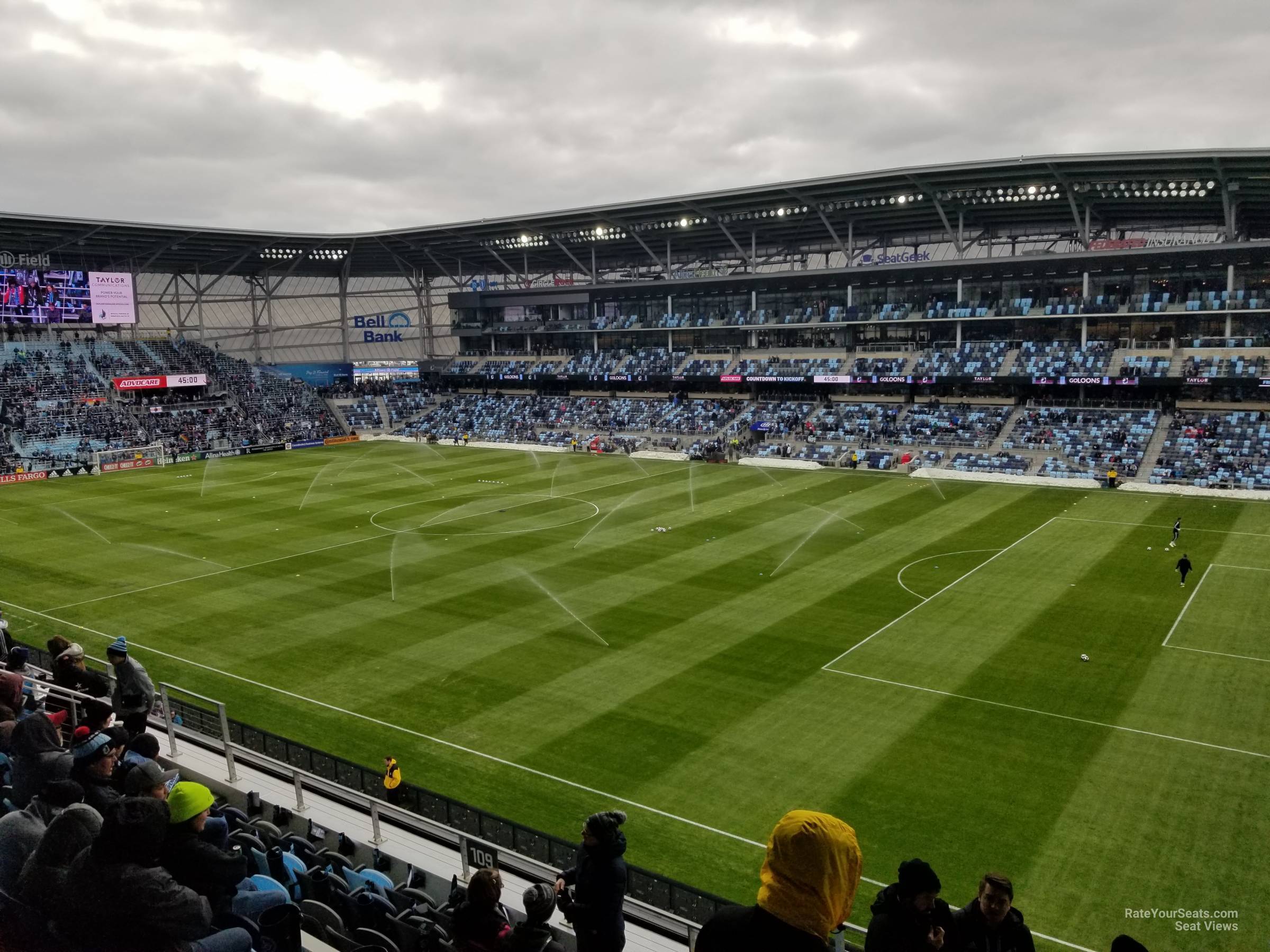 section 108, row 7 seat view  - allianz field