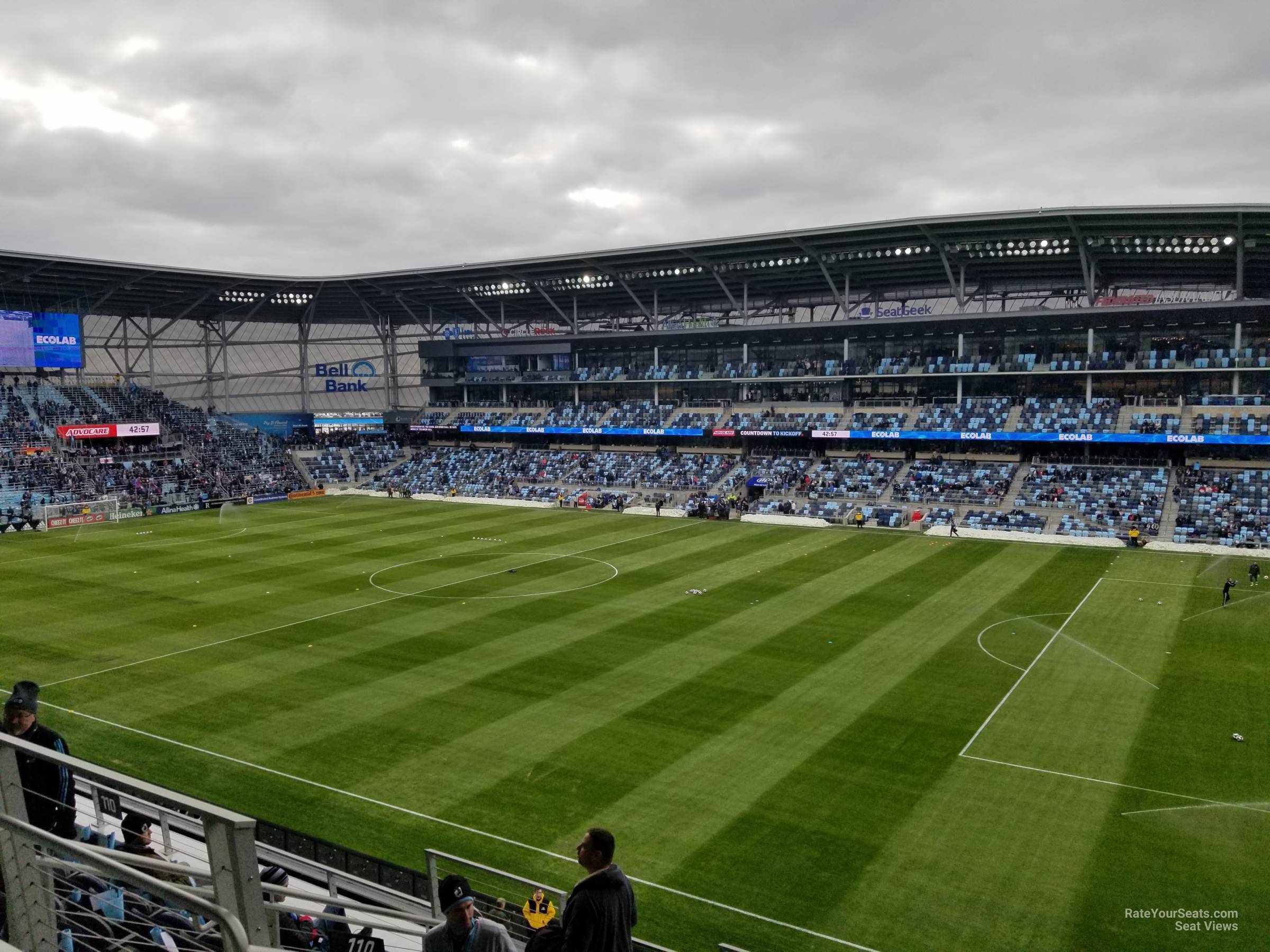 section 109, row 7 seat view  - allianz field