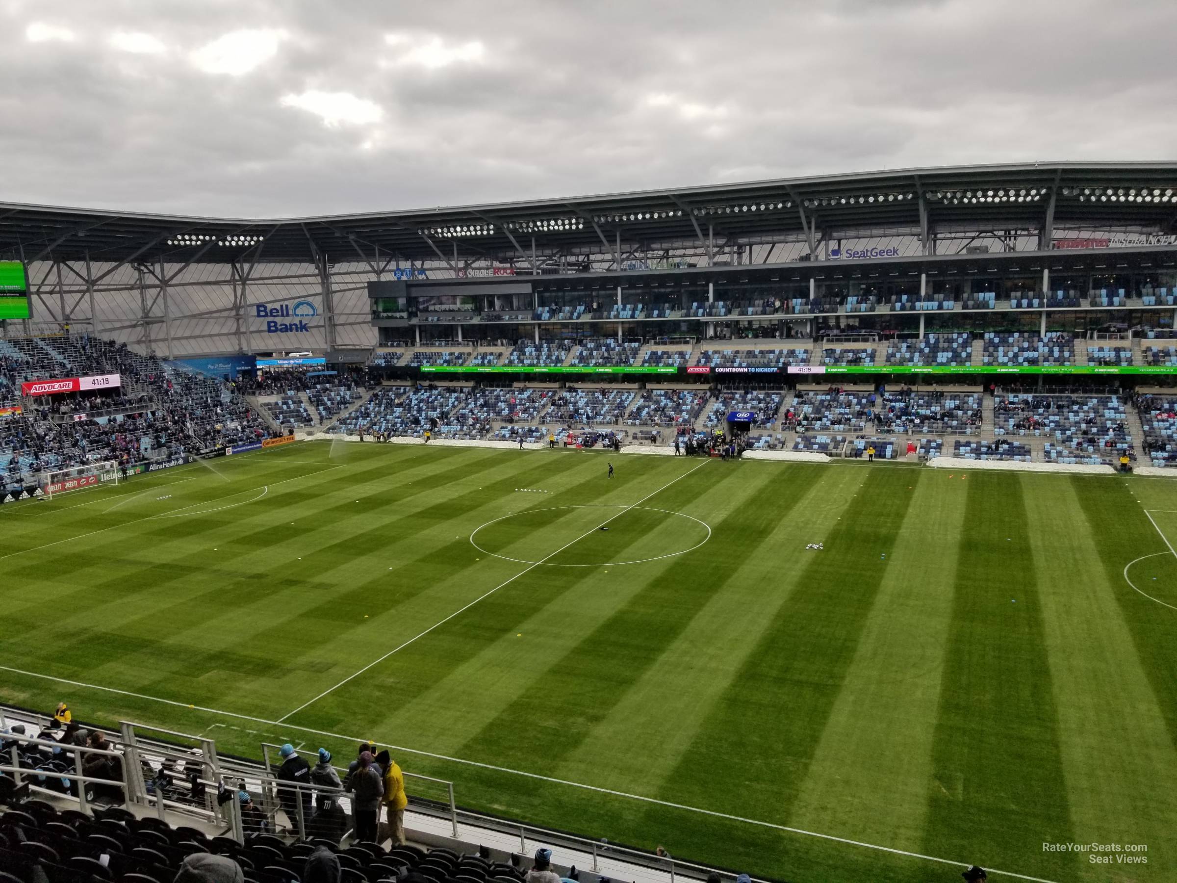 section 111, row 14 seat view  - allianz field