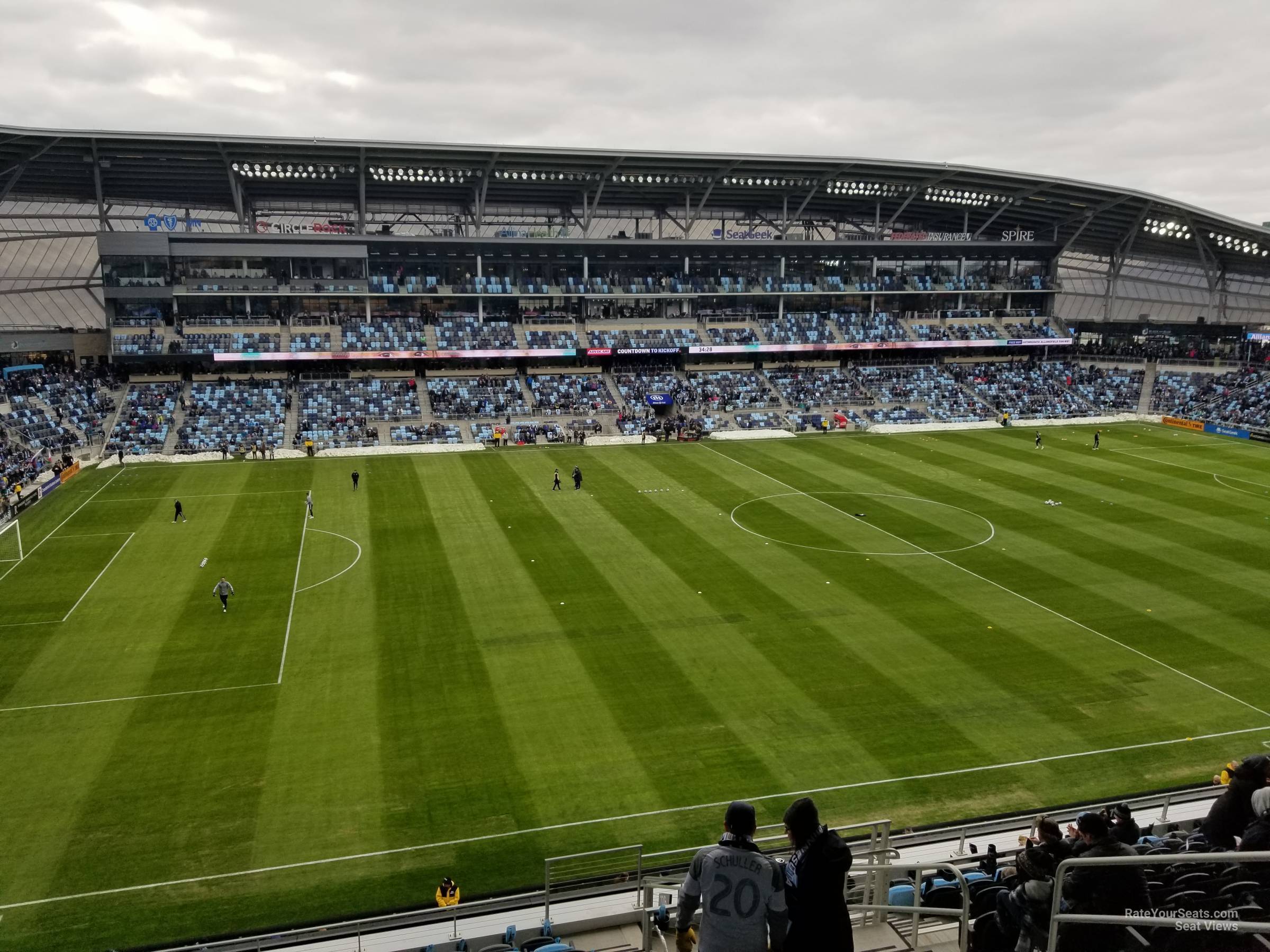 section 116, row 14 seat view  - allianz field