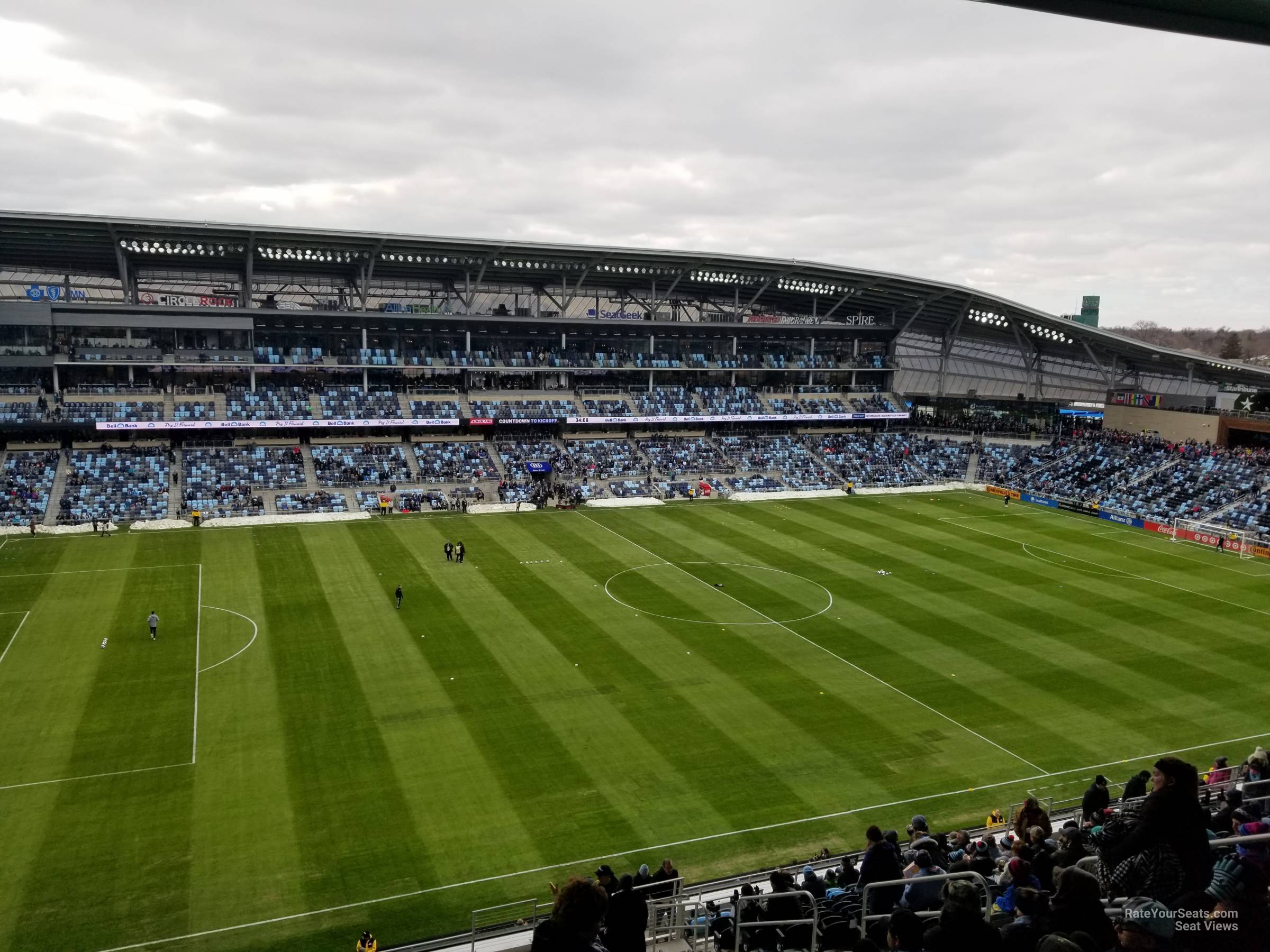 section 116, row 21 seat view  - allianz field