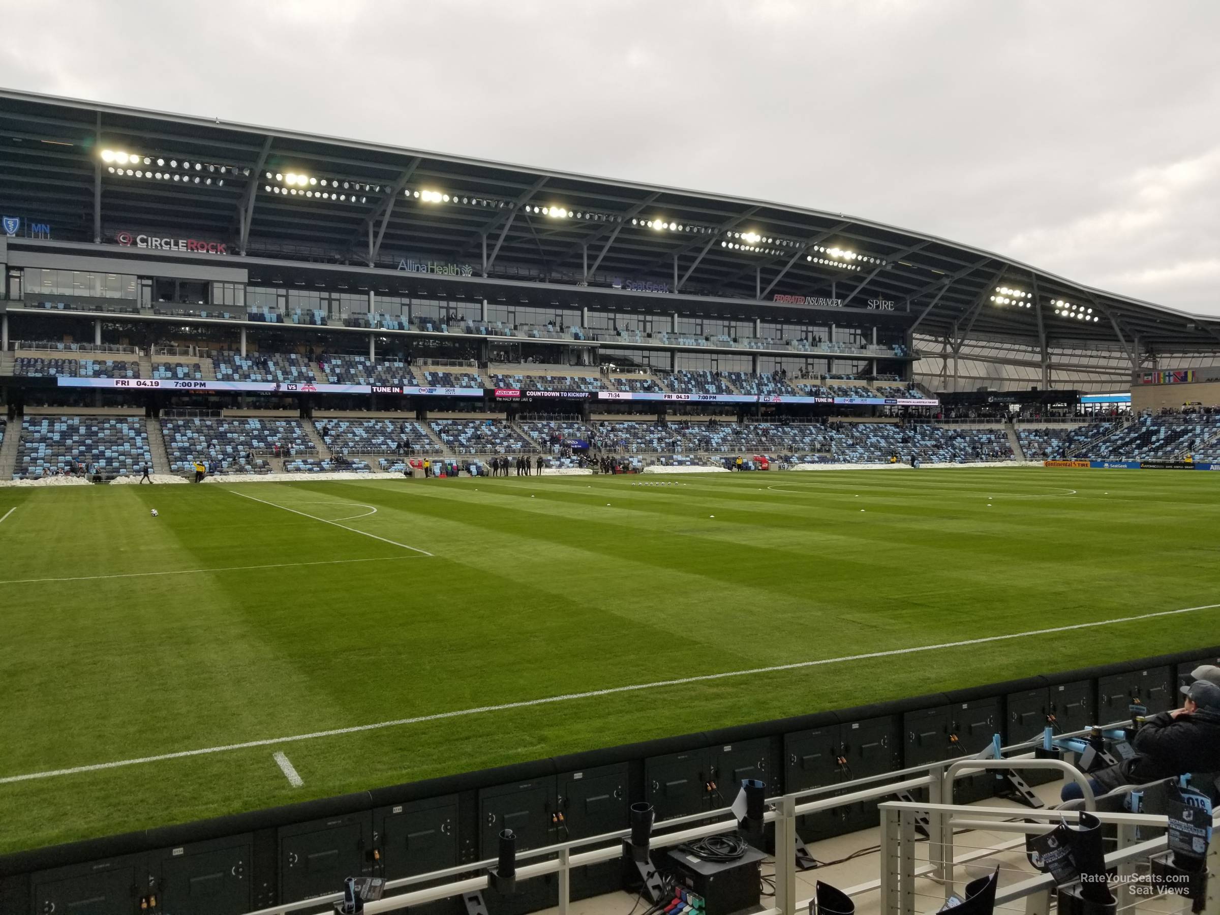 section 17, row 5 seat view - allianz field