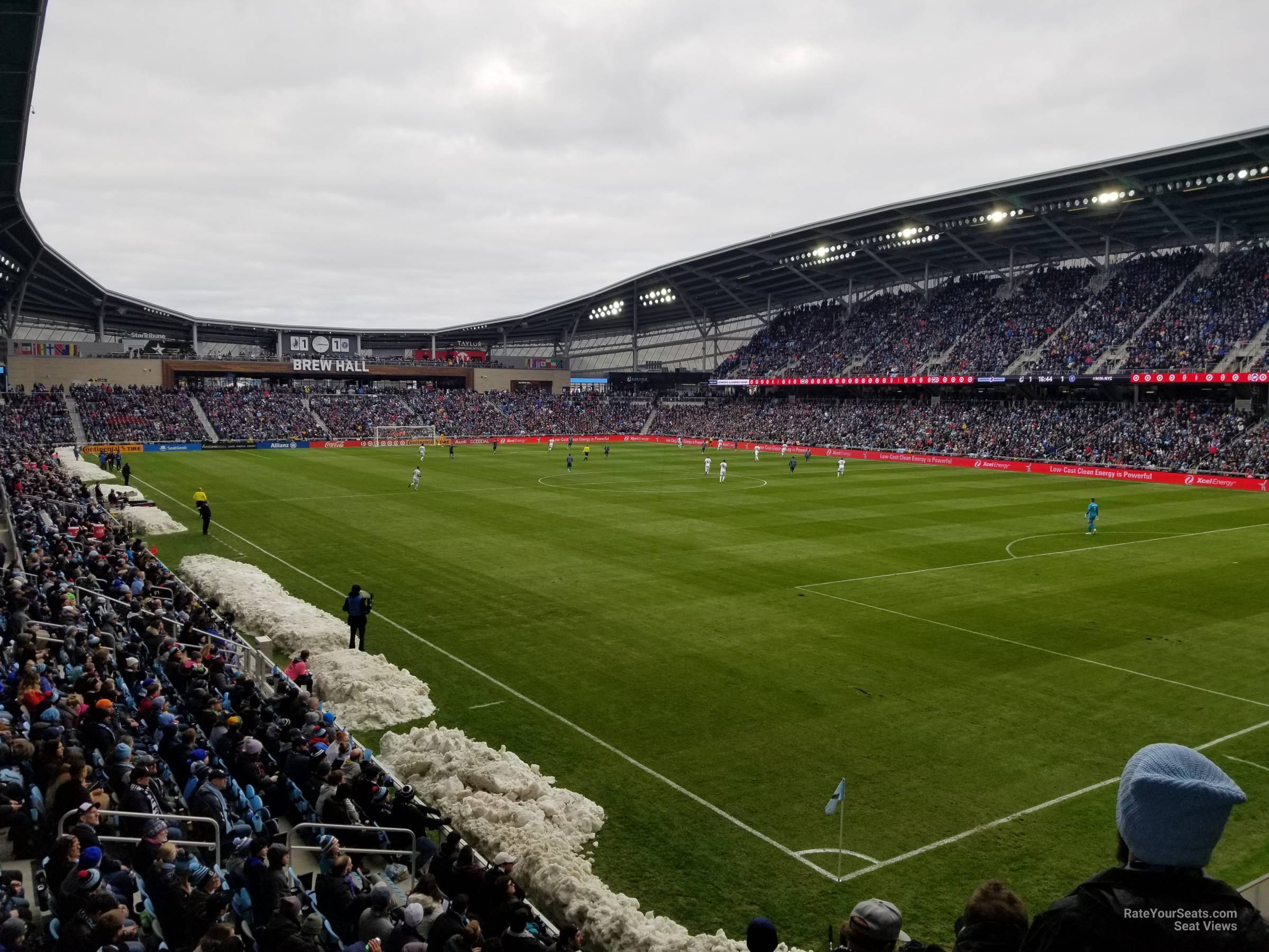 section 25, row 9 seat view  - allianz field